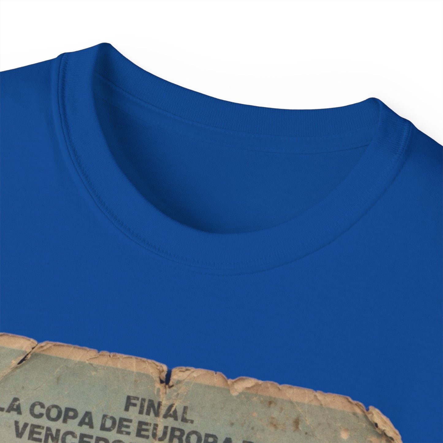 1983 European Cup Winners Cup Final Aberdeen Real Madrid Poster Unisex Ultra Cotton Tee