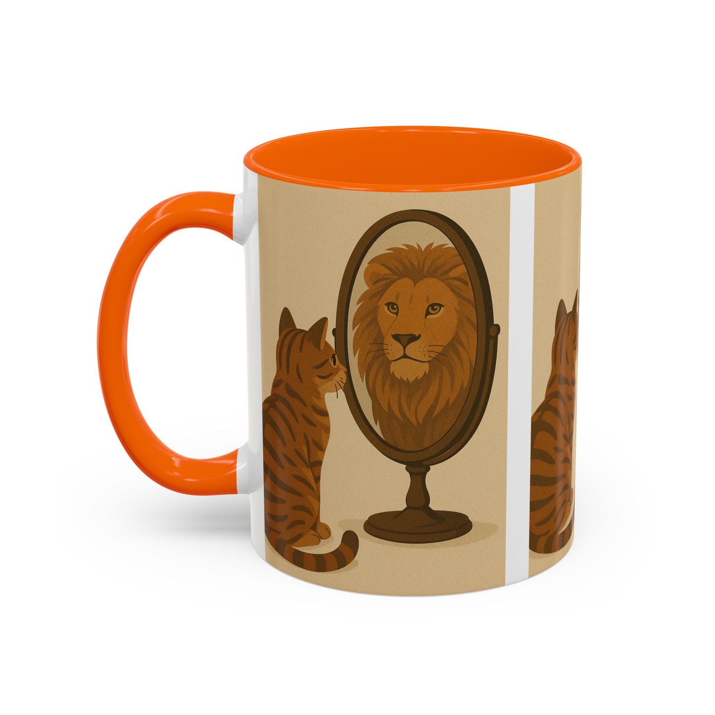 Cat and Lion Mug