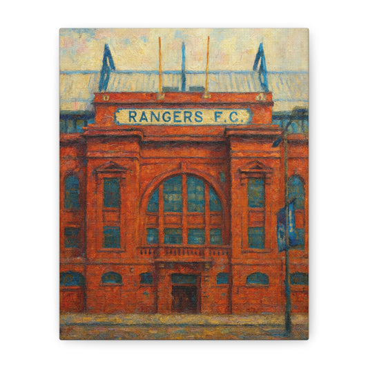 Ibrox Stadium Rangers FC Canvas Wall Art