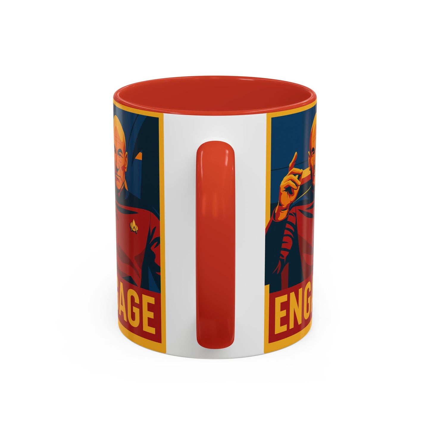 Captain Picard Engage Mug