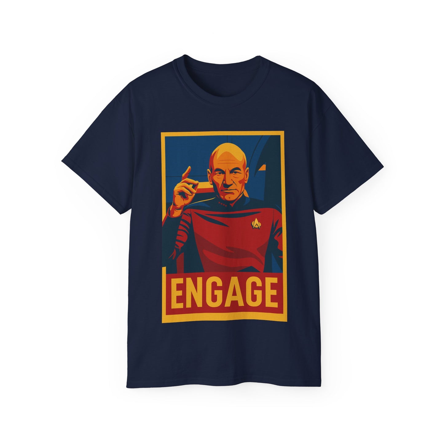 Captain Picard Engage T-Shirt