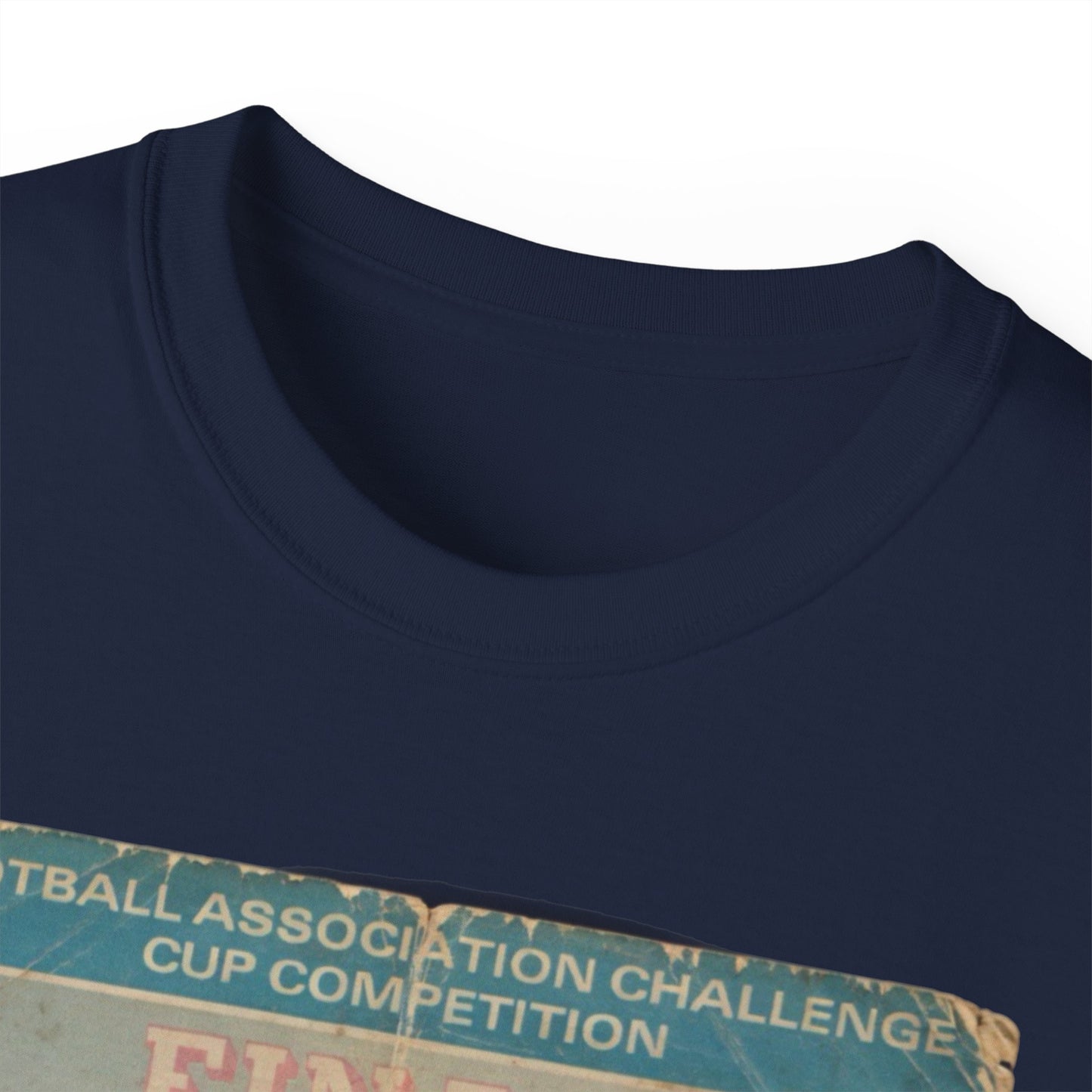 1975 FA Cup Final Programme Poster West Ham Fulham Unisex Ultra Cotton Tee