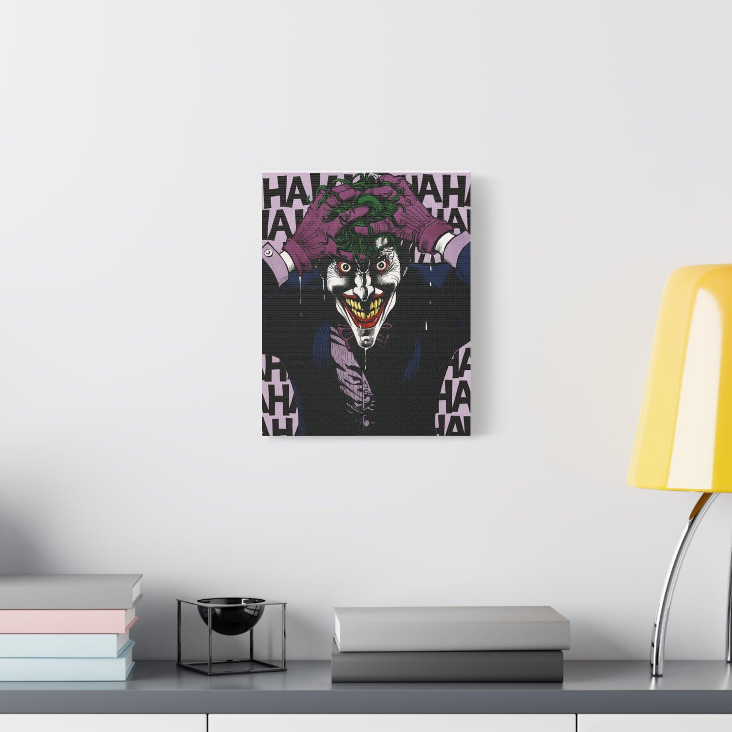 Joker Cartoon Canvas Art