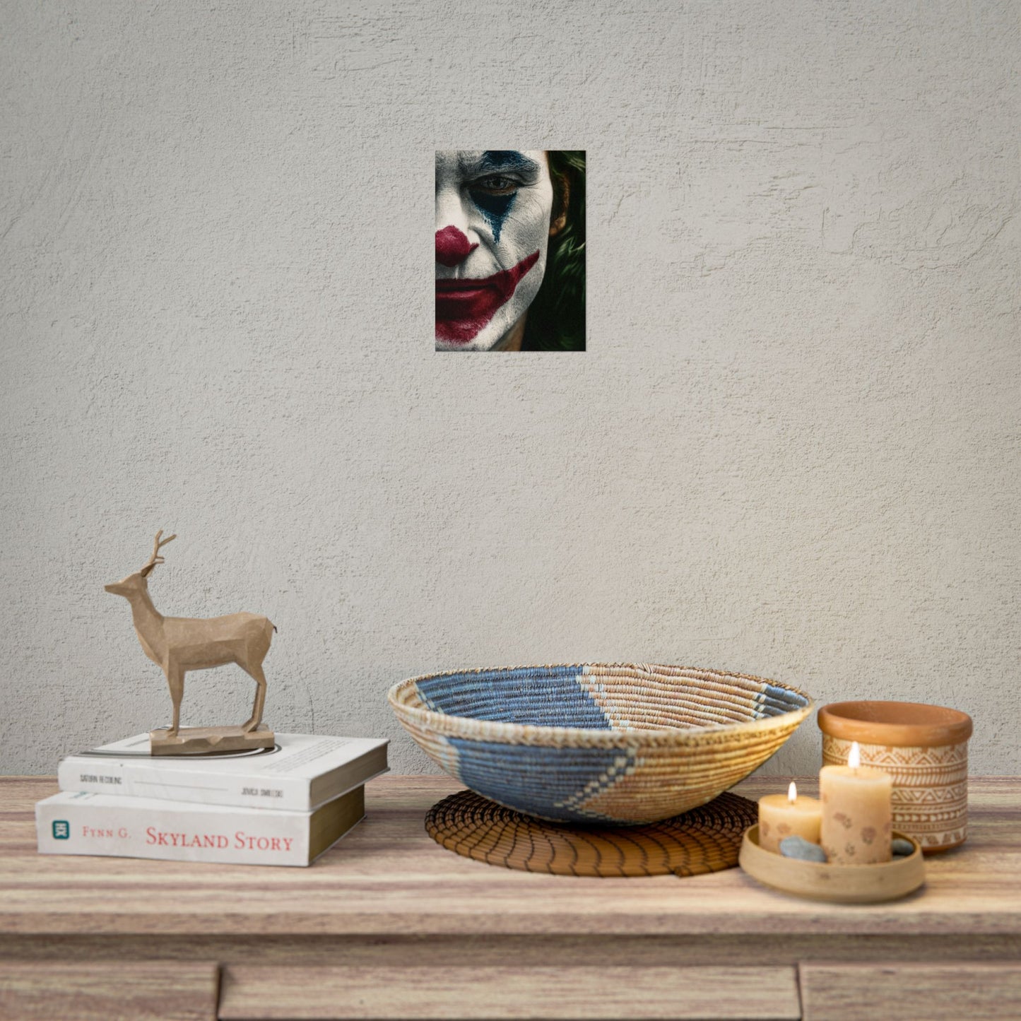 Joker Half Face Poster