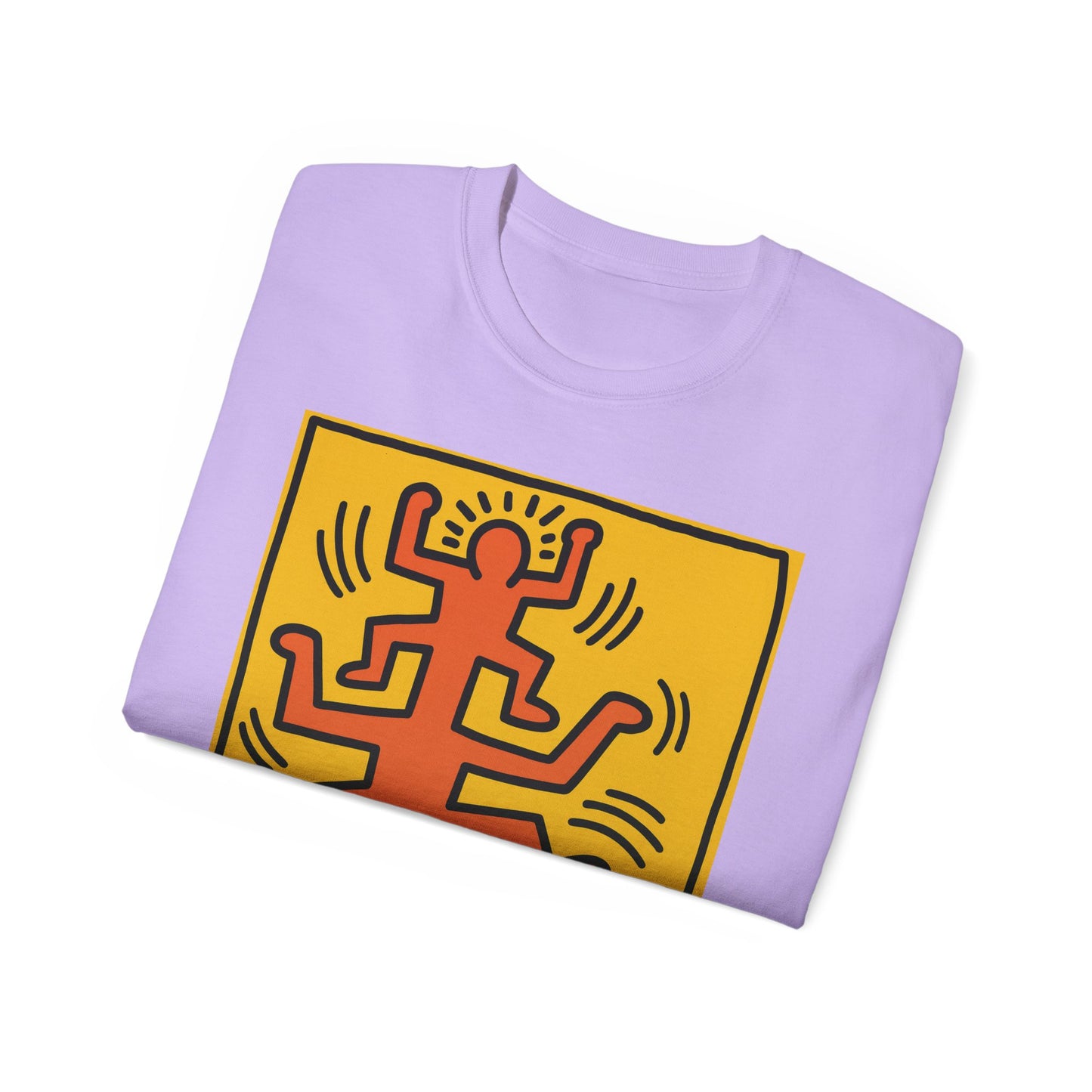 Keith Haring Plate No. 1 (from the Growing suite) Orange T-Shirt