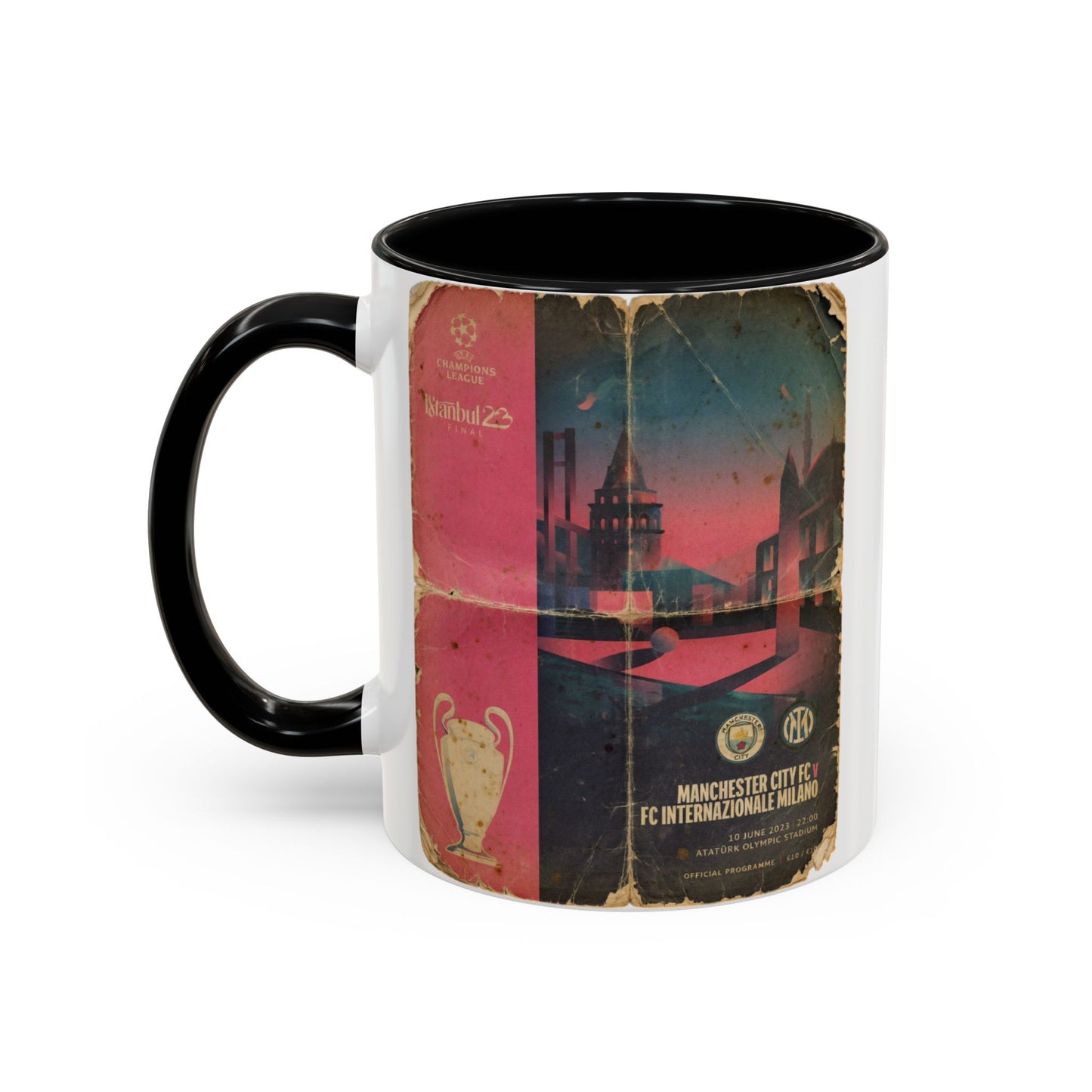 2023 UCL European Cup Final Poster Accent Coffee Mug (11, 15oz)