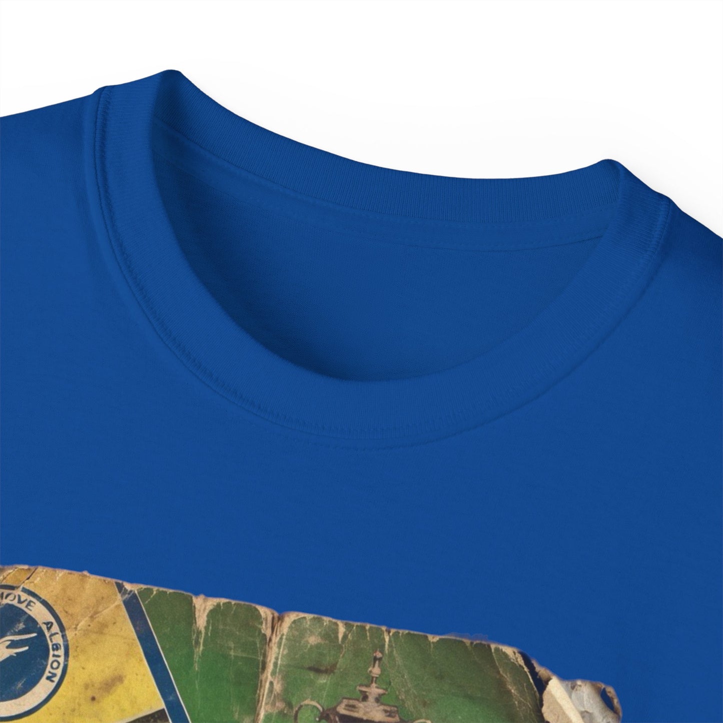 1983 FA Cup Final Manchester United Brighton Programme Poster Unisex Ultra Cotton Tee