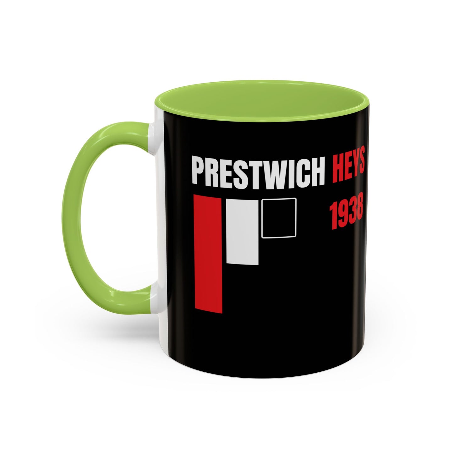 Prestwich Heys Stripes Accent Coffee Mug (11, 15oz)