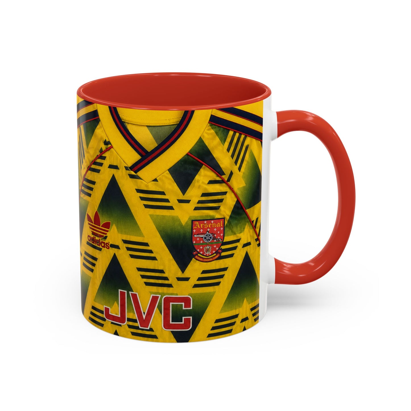 Arsenal Away Bruised Banana Shirt Accent Coffee Mug (11, 15oz)