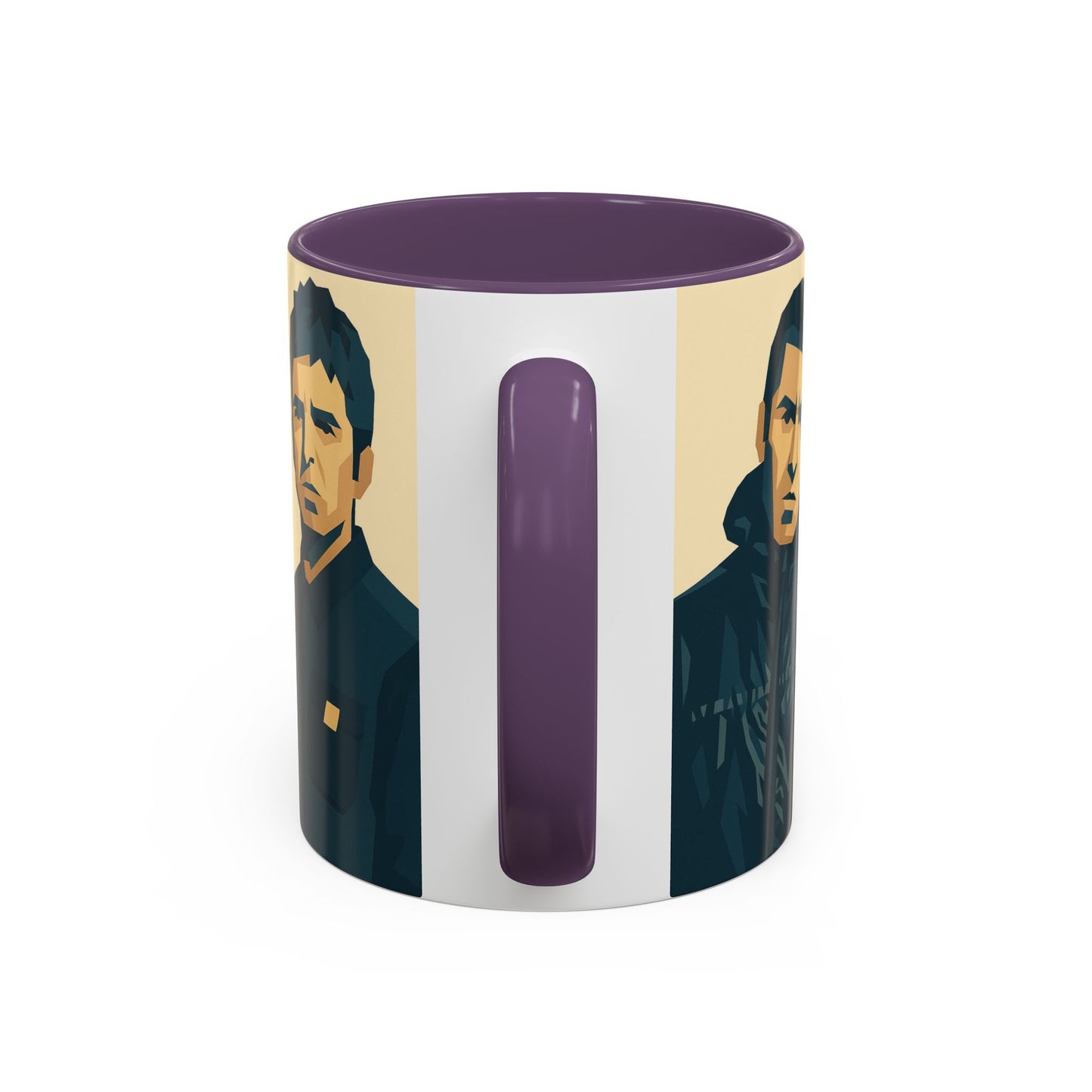 Oasis-Inspired Coffee Mug, Liam and Noel Gallagher