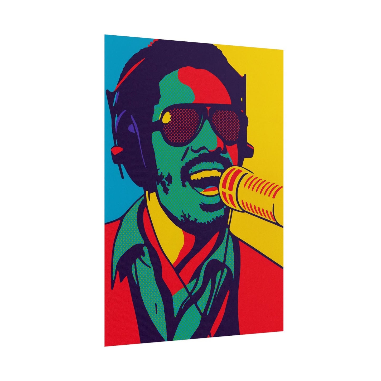 Stevie Wonder Pop Art Poster