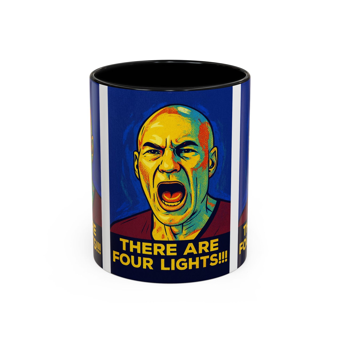 Star Trek Captain Picard Four Lights Mug
