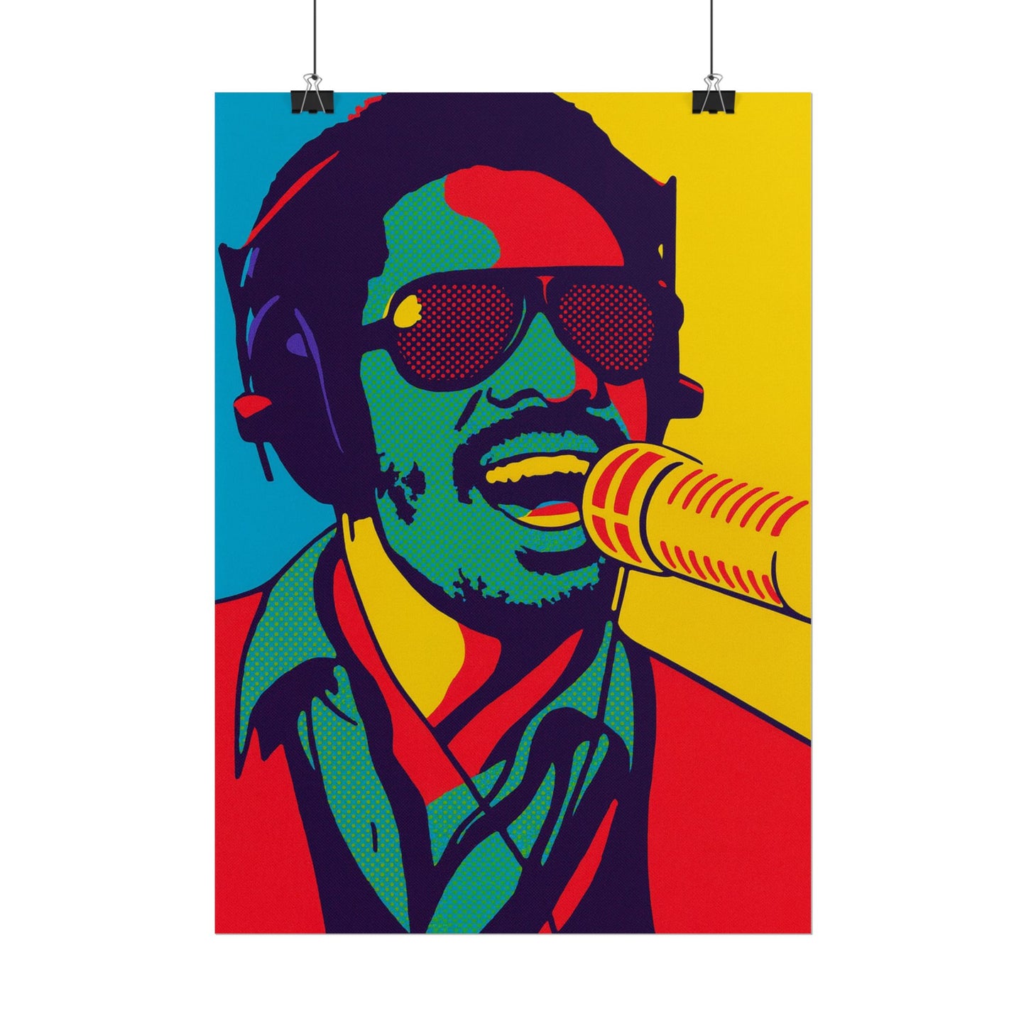 Stevie Wonder Pop Art Poster