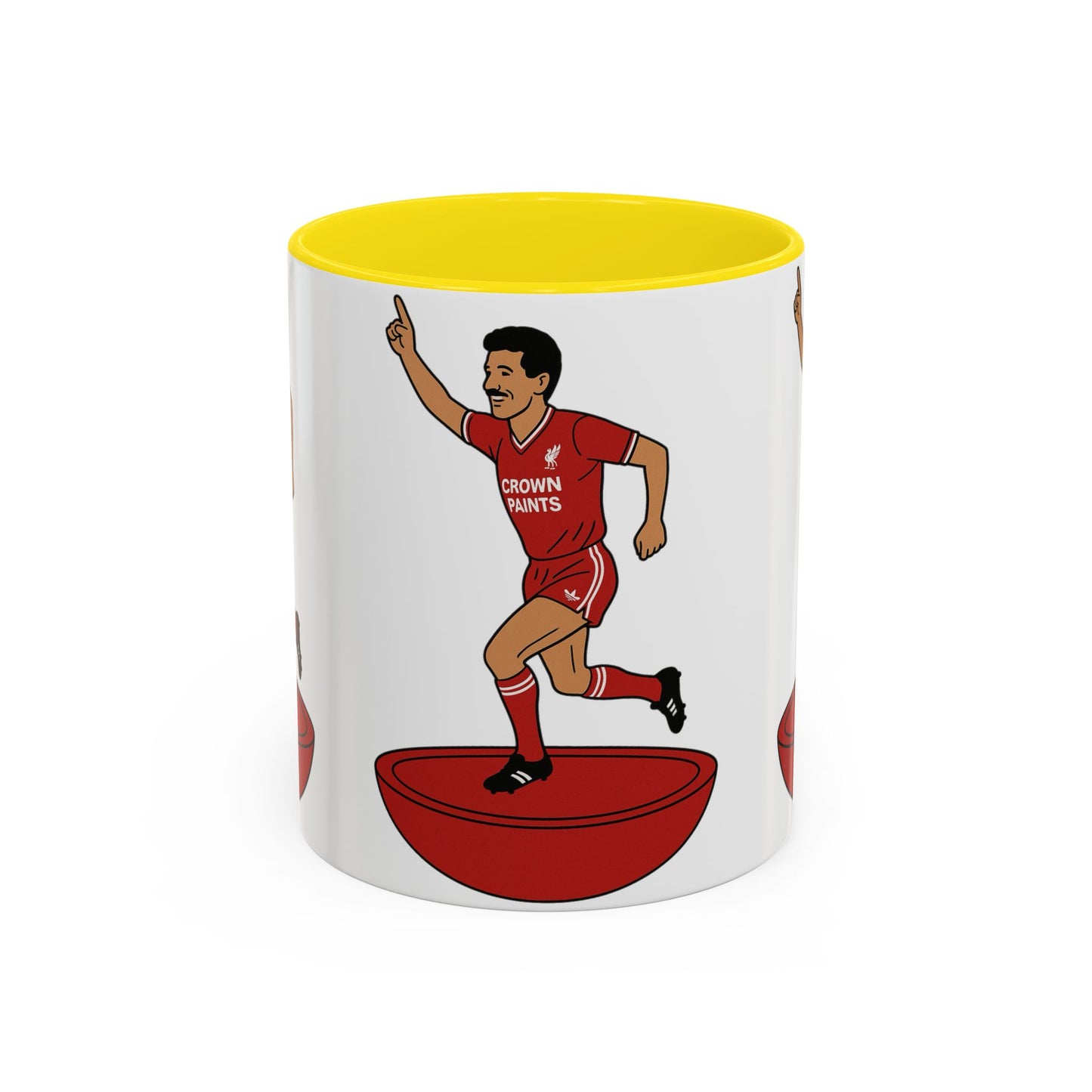 Ian Rush Cartoon Subbuteo Mug - Liverpool