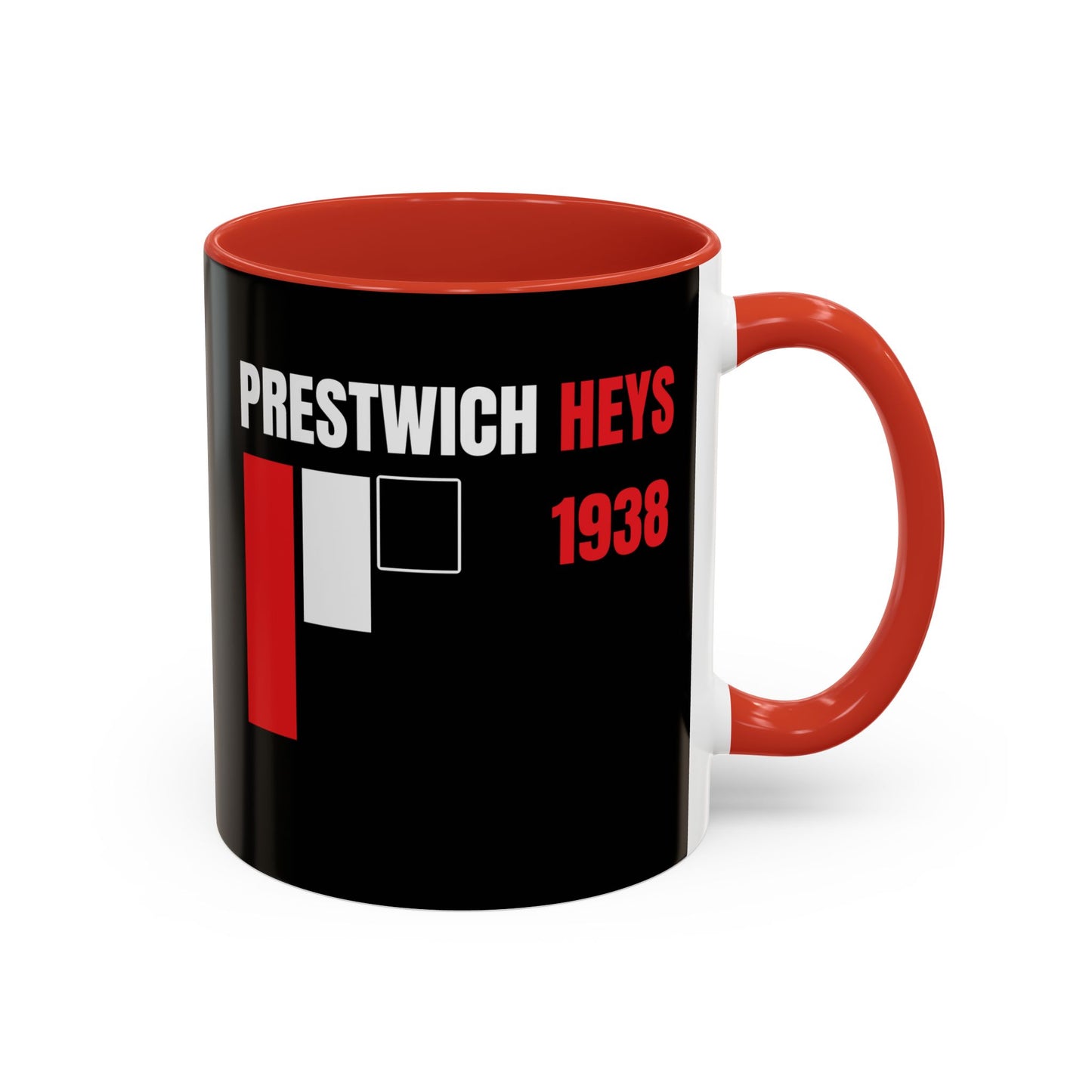 Prestwich Heys Stripes Accent Coffee Mug (11, 15oz)