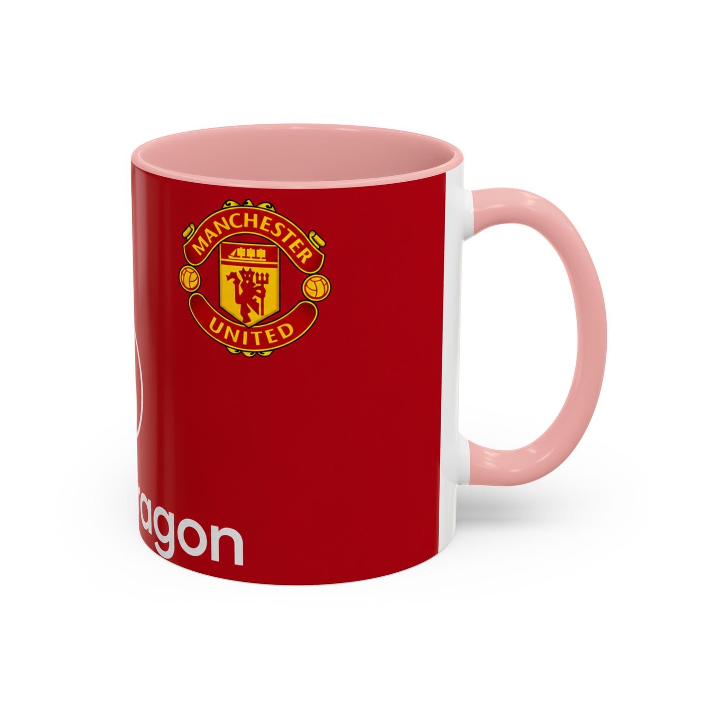 Manchester United Shirt Accent Coffee Mug (11, 15oz)