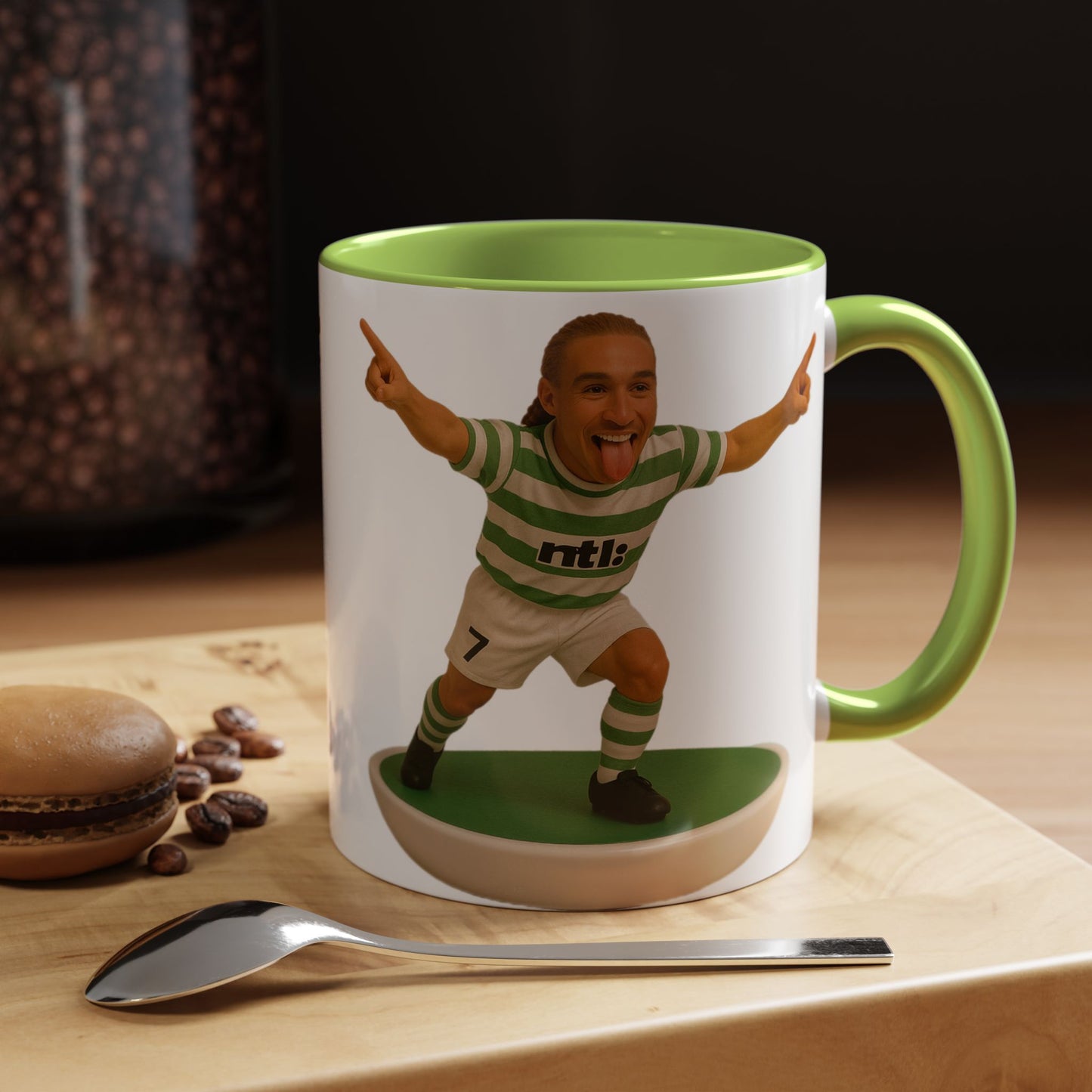 Henrik Larsson Subbuteo Mug - Celtic