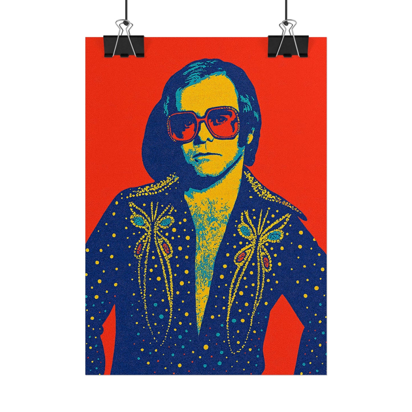 E. John Pop Art Poster