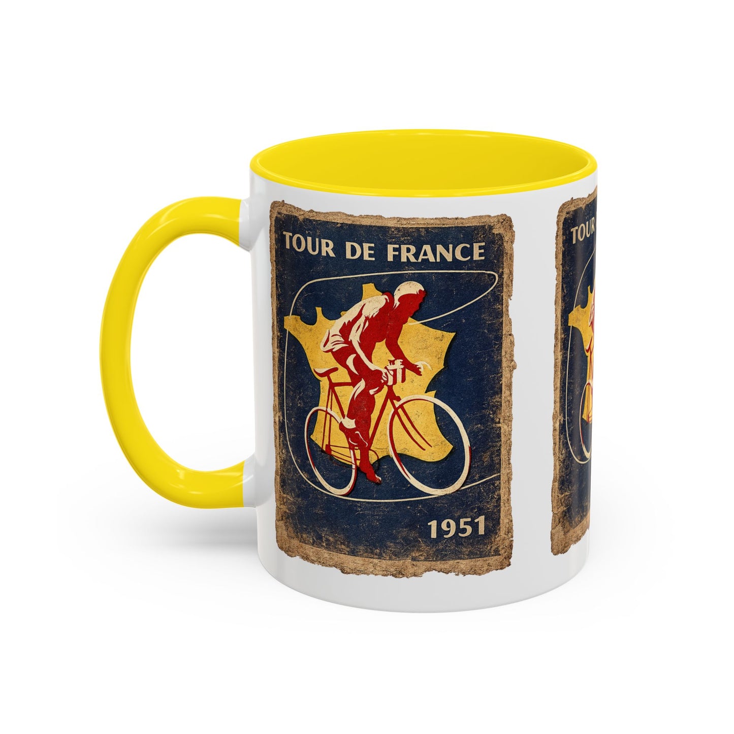 Tour de France 1951 Poster  Coffee Mug (11, 15oz)