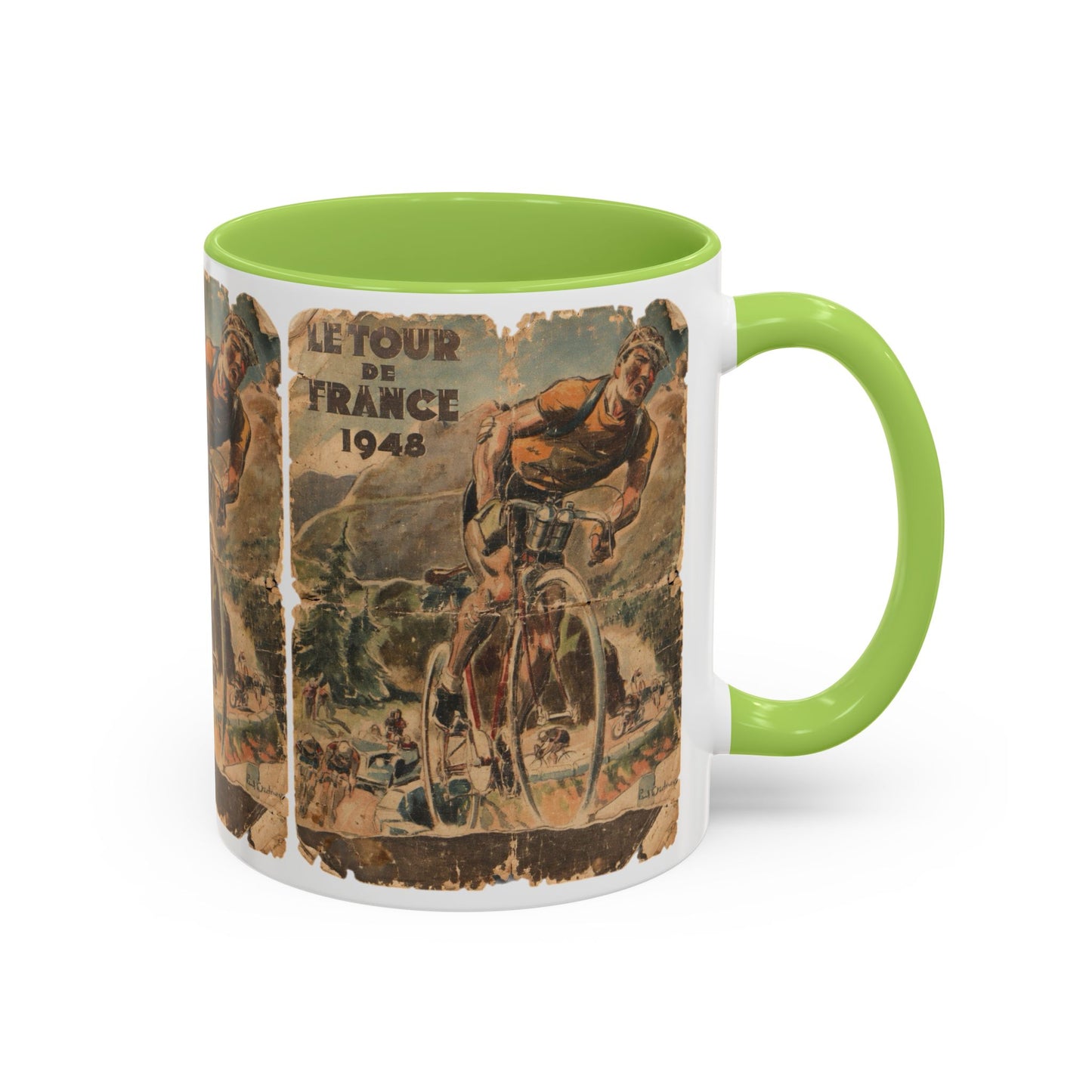 Tour De France 1948 Poster Coffee Mug (11, 15oz)