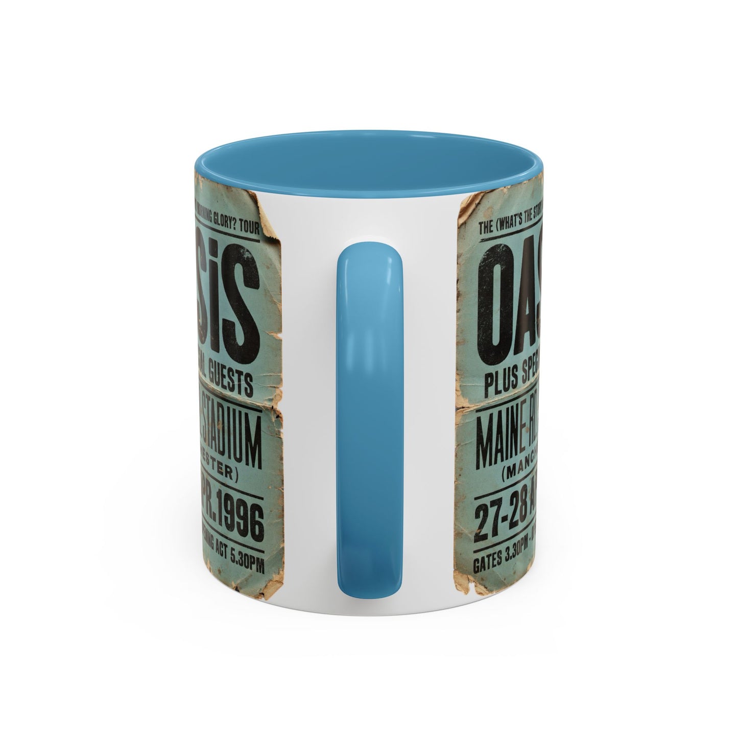 Oasis Maine Road 1996 Poster Coffee Mug (11, 15oz)
