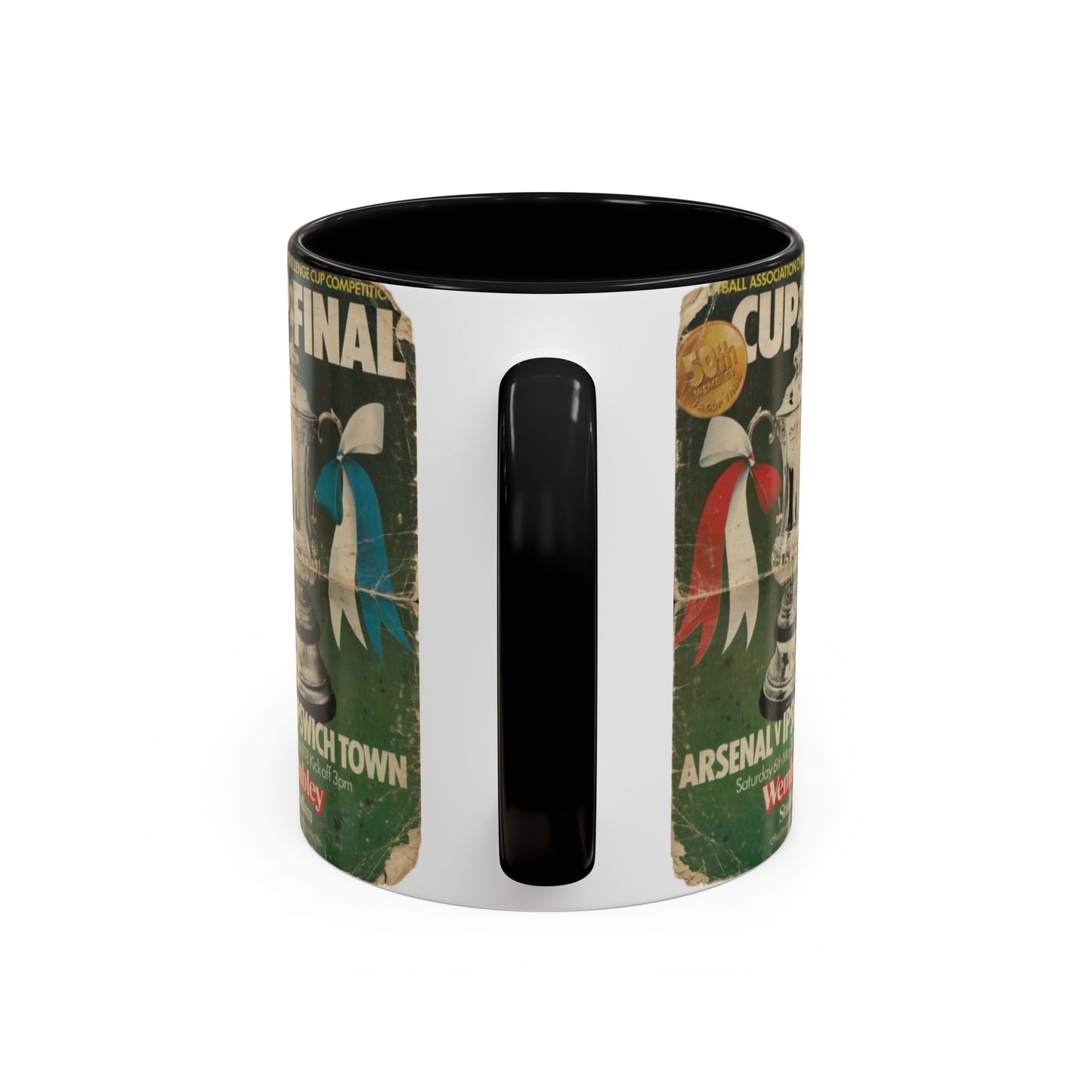 1978 FA Cup Final Programme Ipswich Town Arsenal Poster Accent Coffee Mug (11, 15oz)