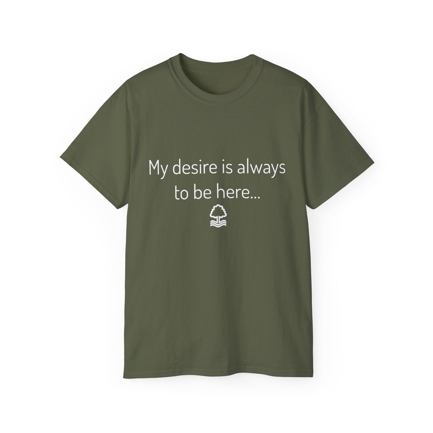 My Desire Is Always to Be Here Nottingham Forest T-Shirt