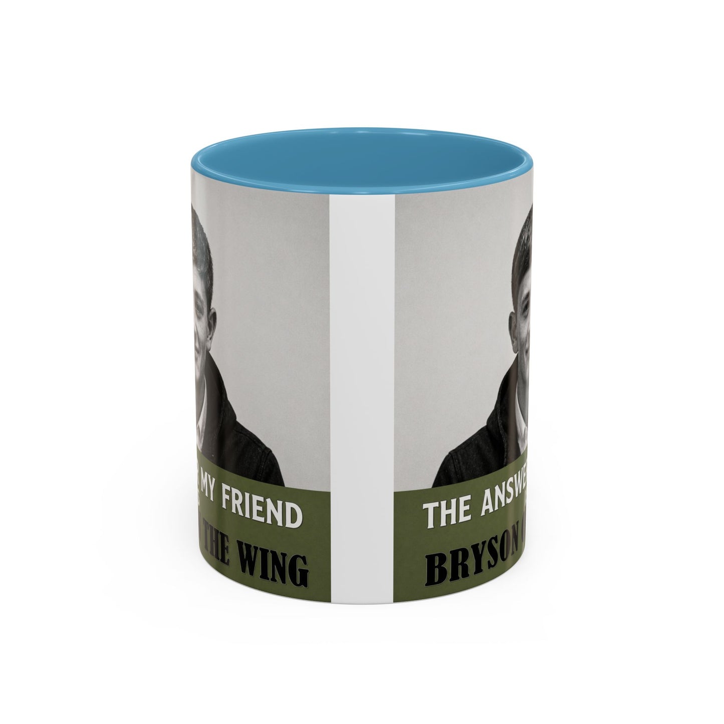 Bryson Appleton The Answer My Friend - Prestwich Heys Accent Coffee Mug (11, 15oz)