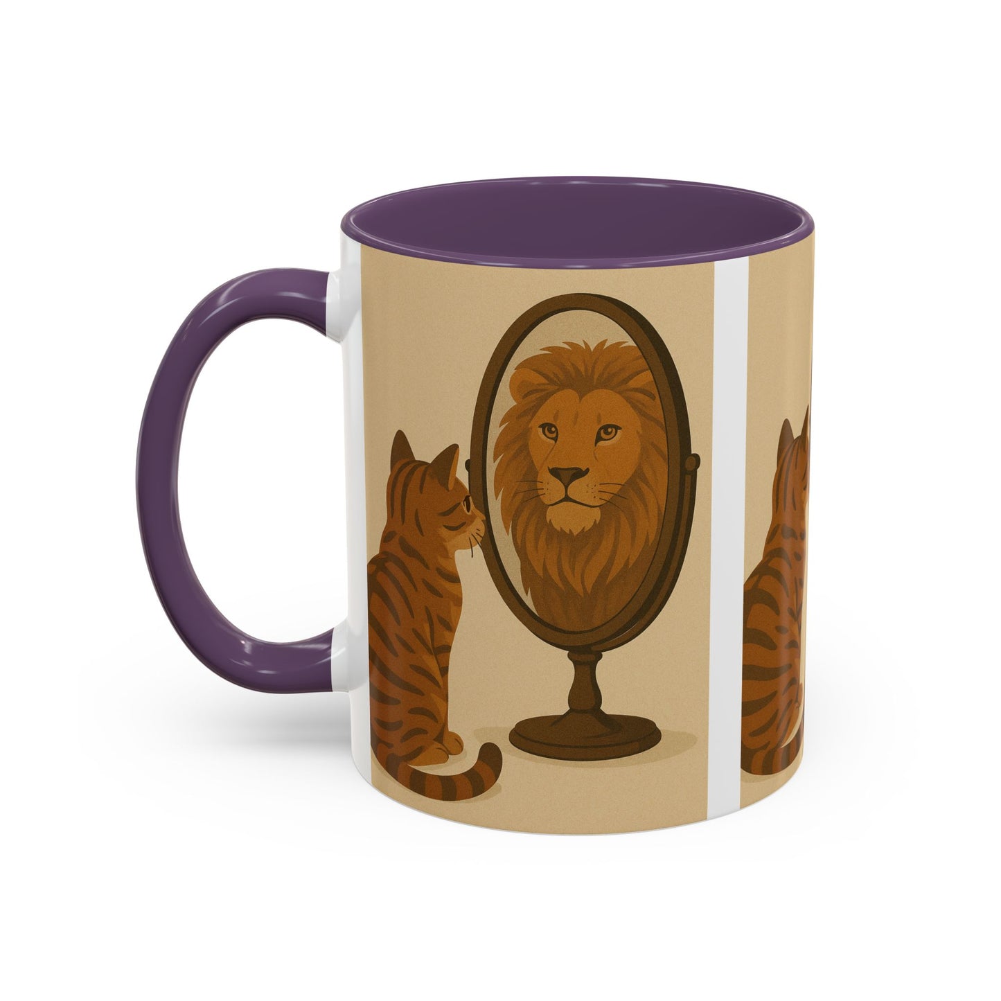 Cat and Lion Mug