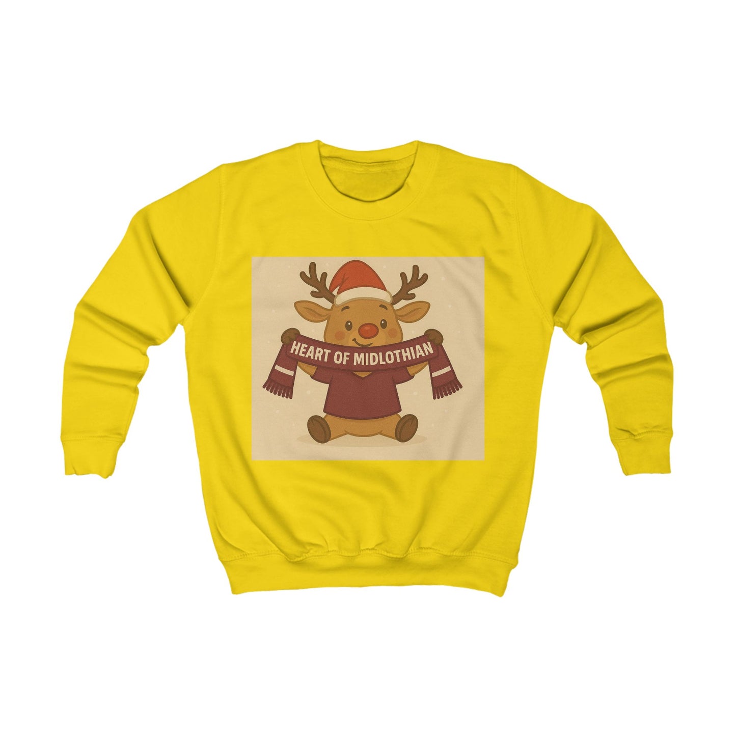 Heart of Midlothian Reindeer Christmas Jumper