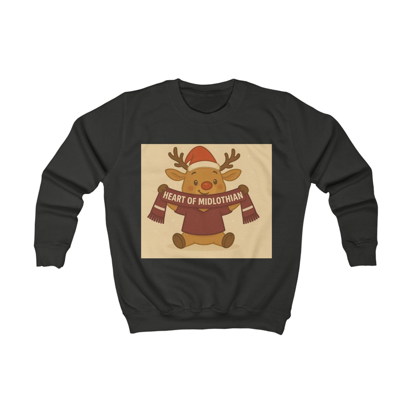 Heart of Midlothian Reindeer Christmas Jumper