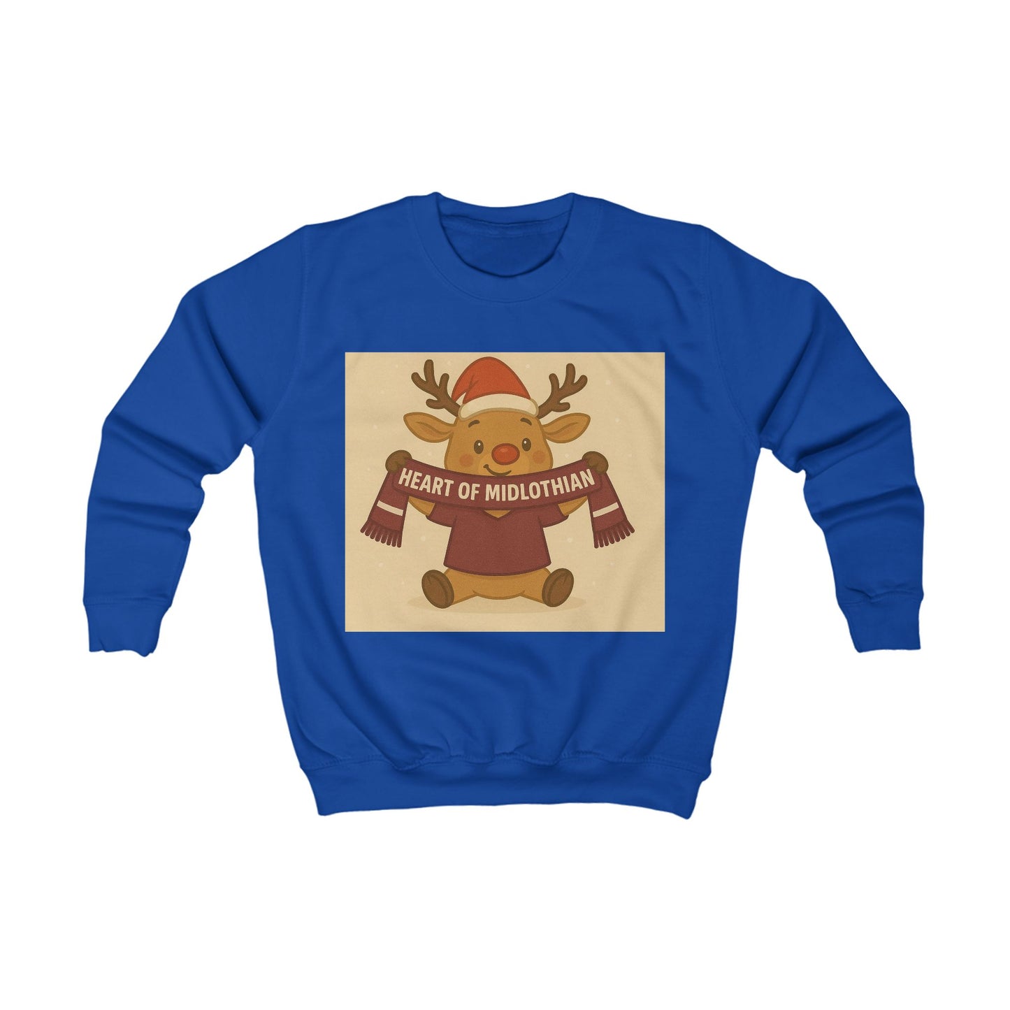 Heart of Midlothian Reindeer Christmas Jumper