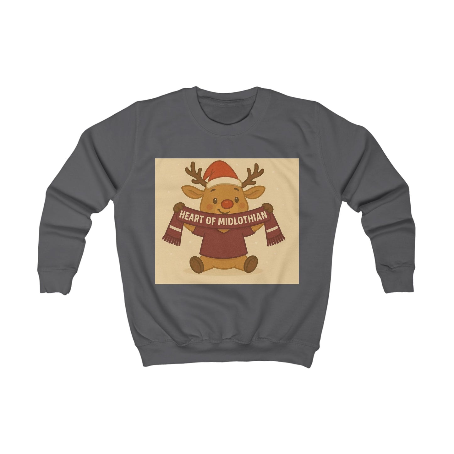 Heart of Midlothian Reindeer Christmas Jumper