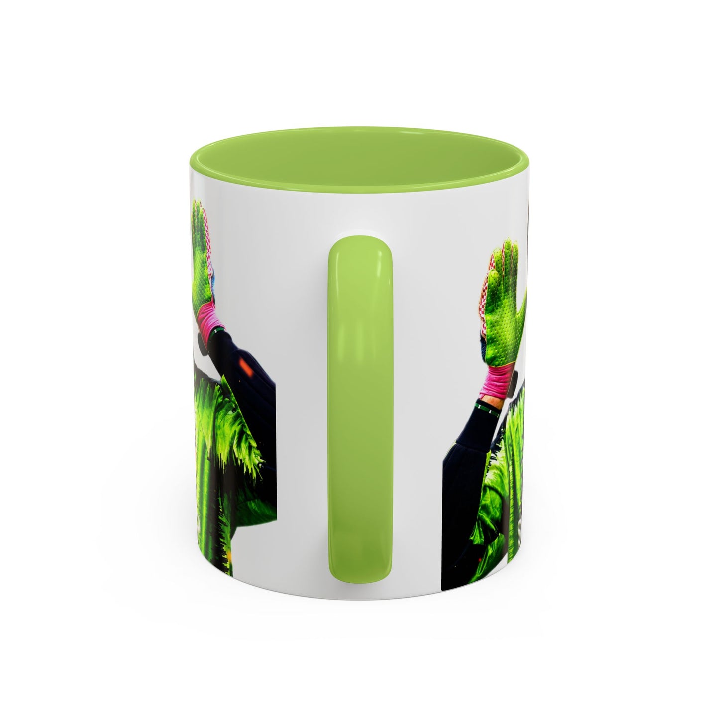 Les Sealey - Manchester United Accent Coffee Mug (11, 15oz)