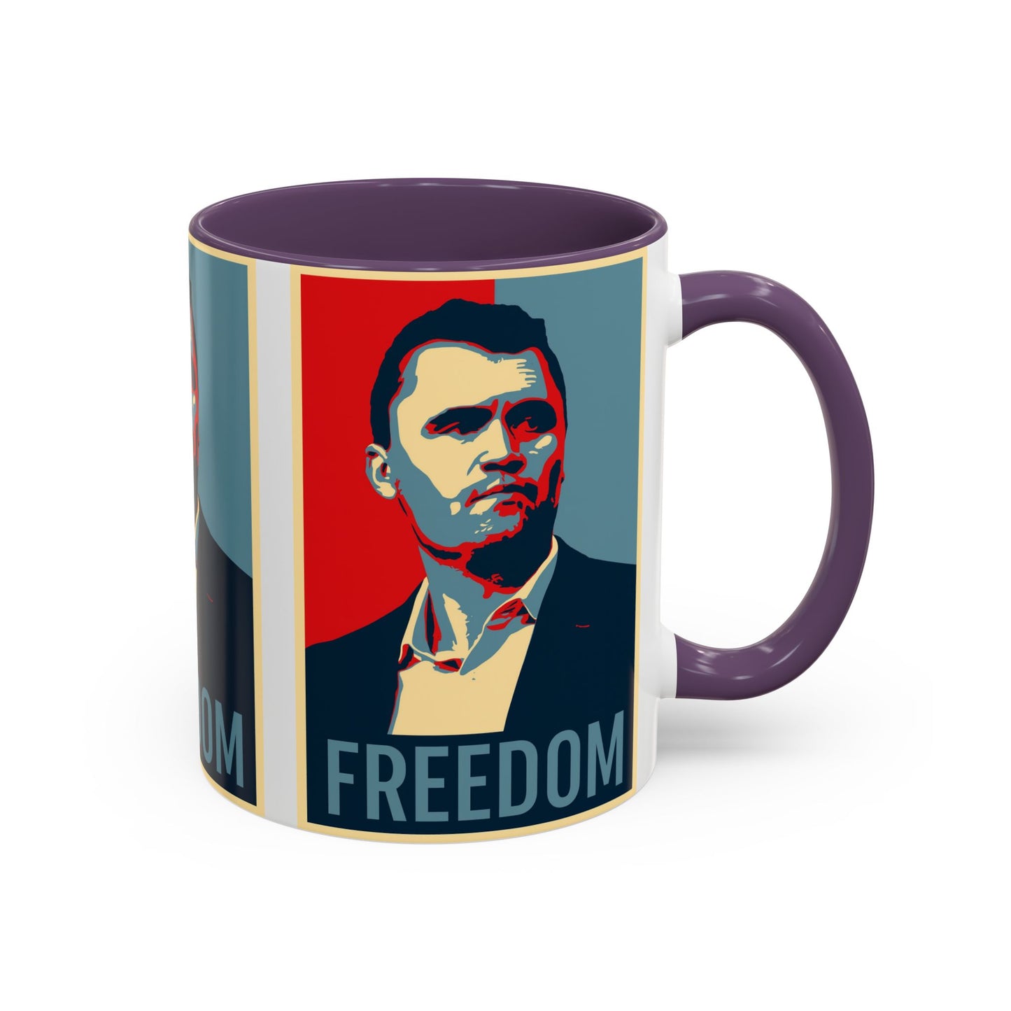 Charlie Kirk Hope Freedom Mug