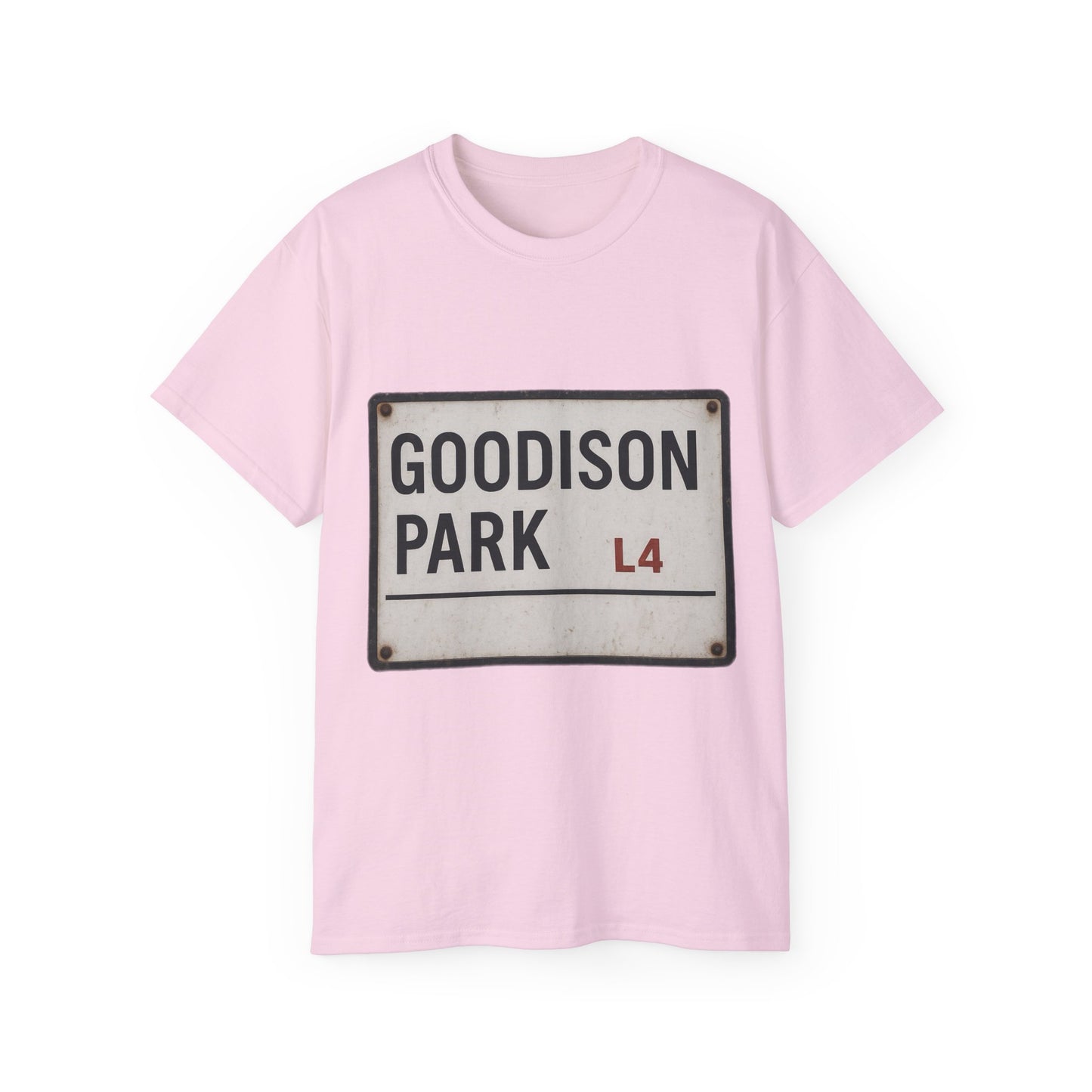 Goodison Park Everton Road Sign T-Shirt