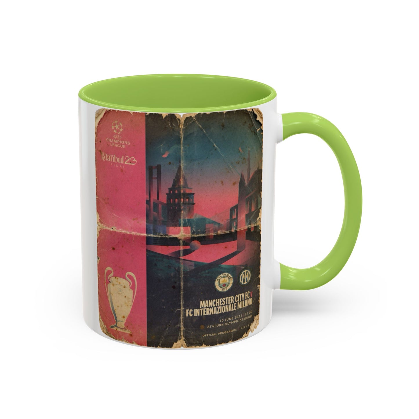 2023 UCL European Cup Final Poster Accent Coffee Mug (11, 15oz)