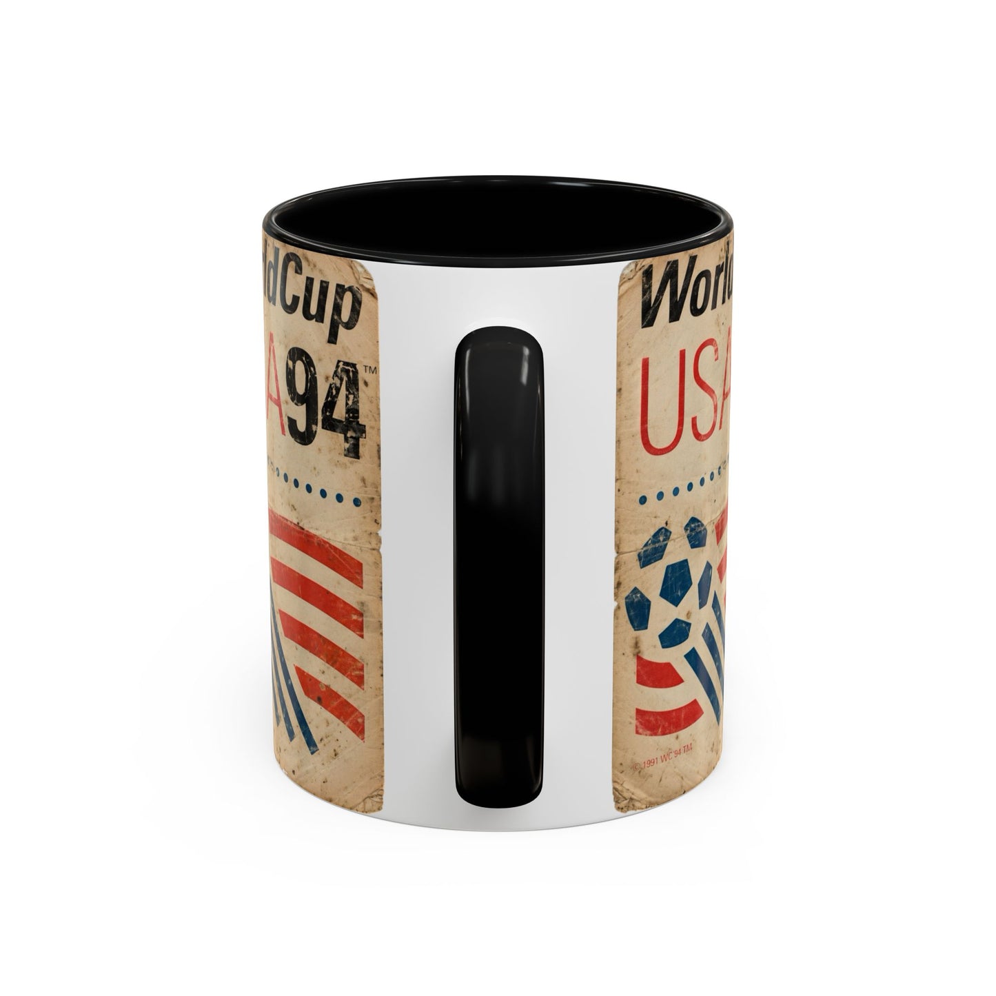 USA 94 World Cup Ball and Stripes Coffee Mug (11, 15oz)