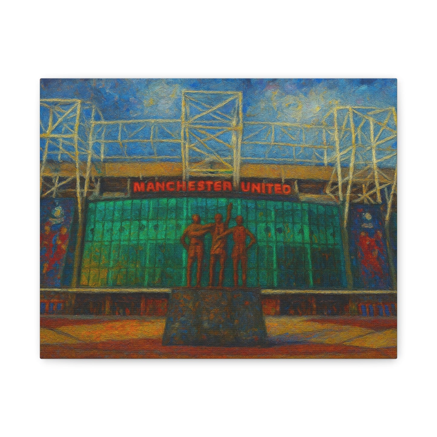 Manchester United Old Trafford United Trinity Art Canvas