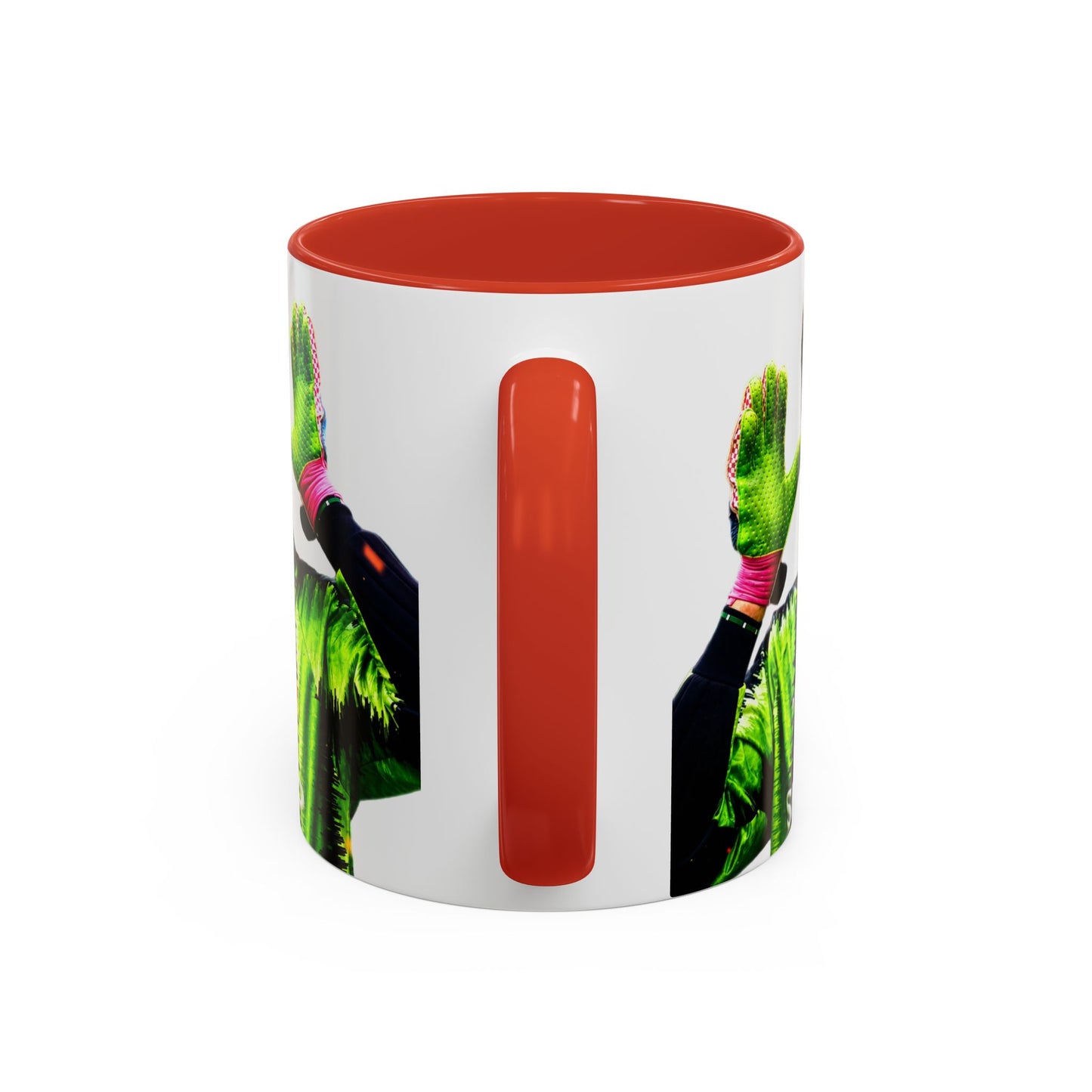 Les Sealey - Manchester United Accent Coffee Mug (11, 15oz)