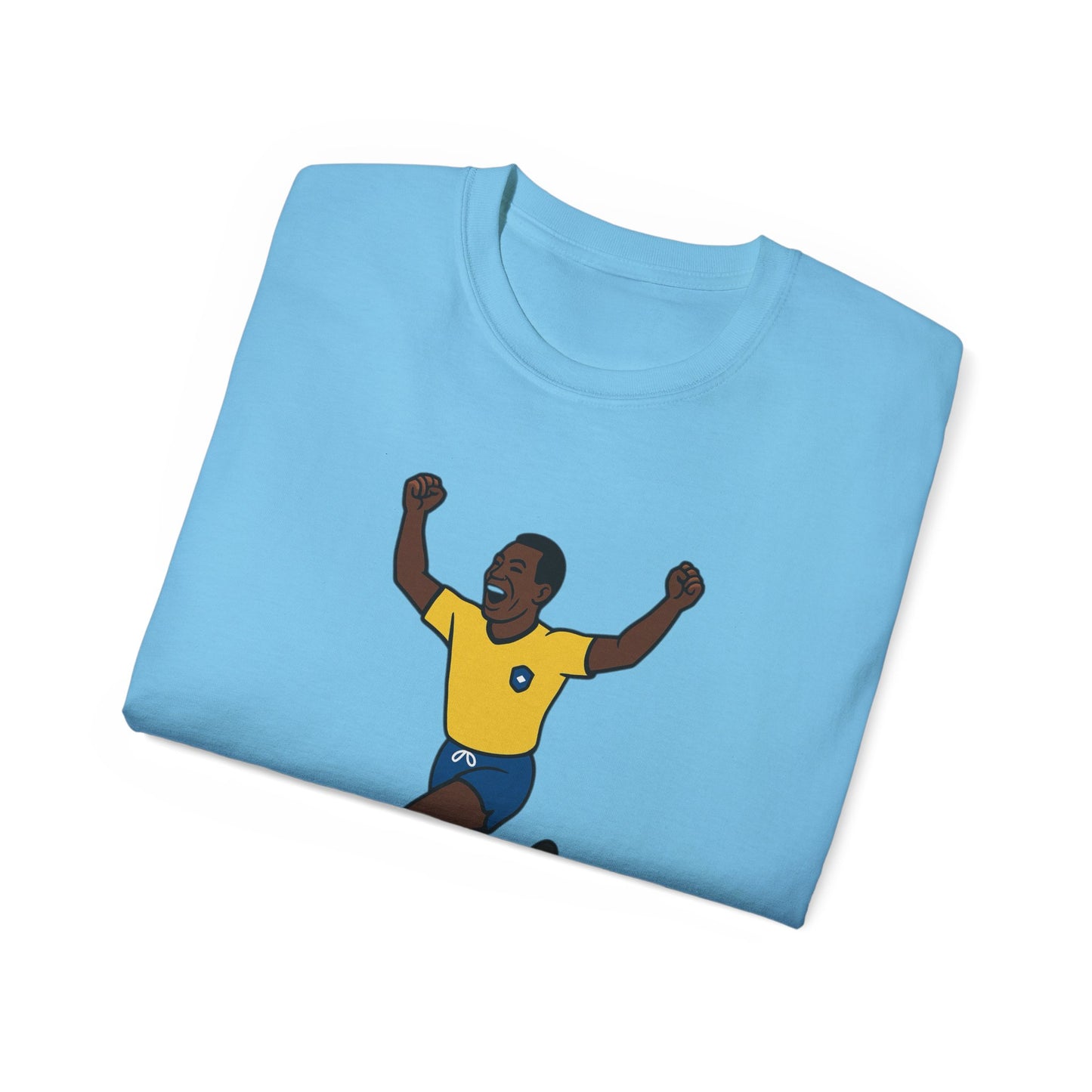 Pele Cartoon Subbuteo T-Shirt - Brazil