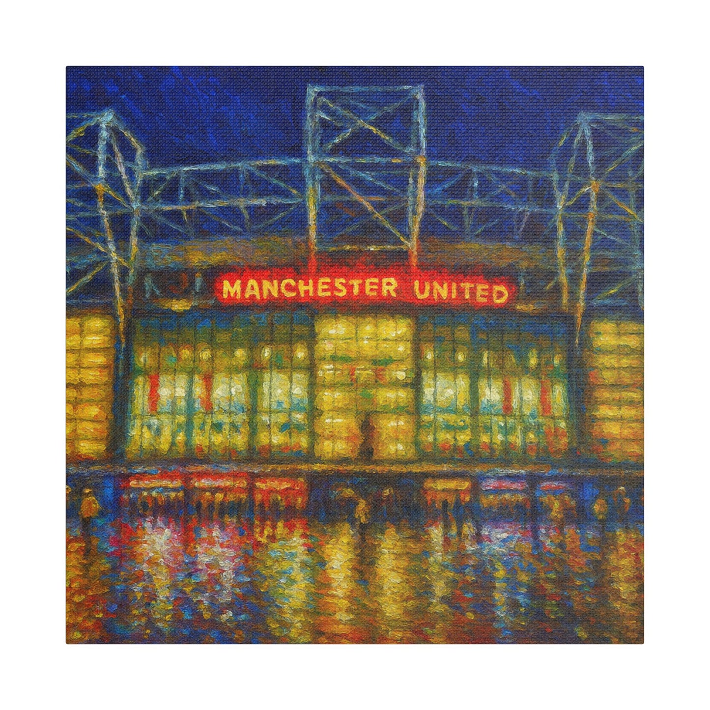 Manchester United Old Trafford Art Print Canvas