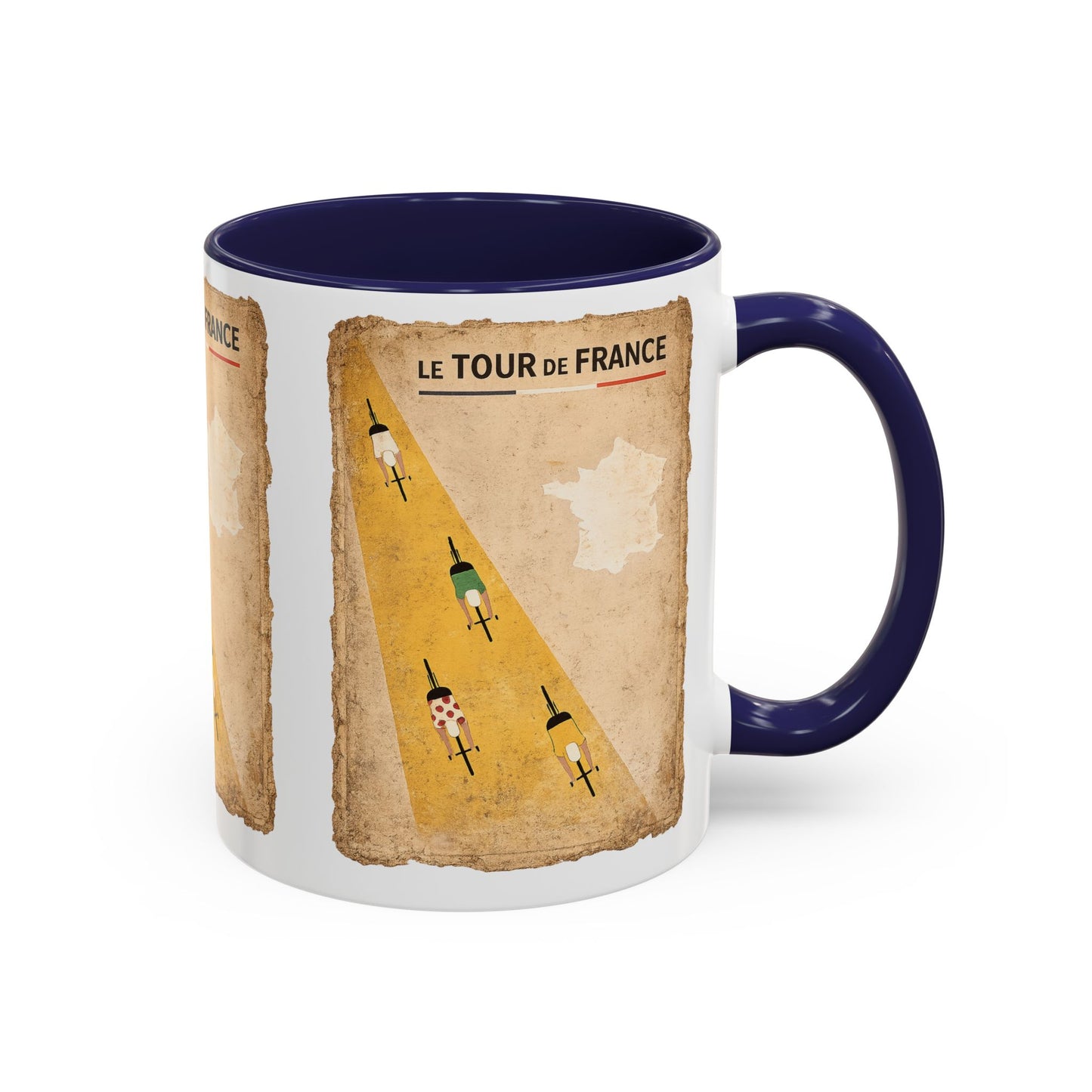 Tour de France Road Accent Coffee Mug (11, 15oz)