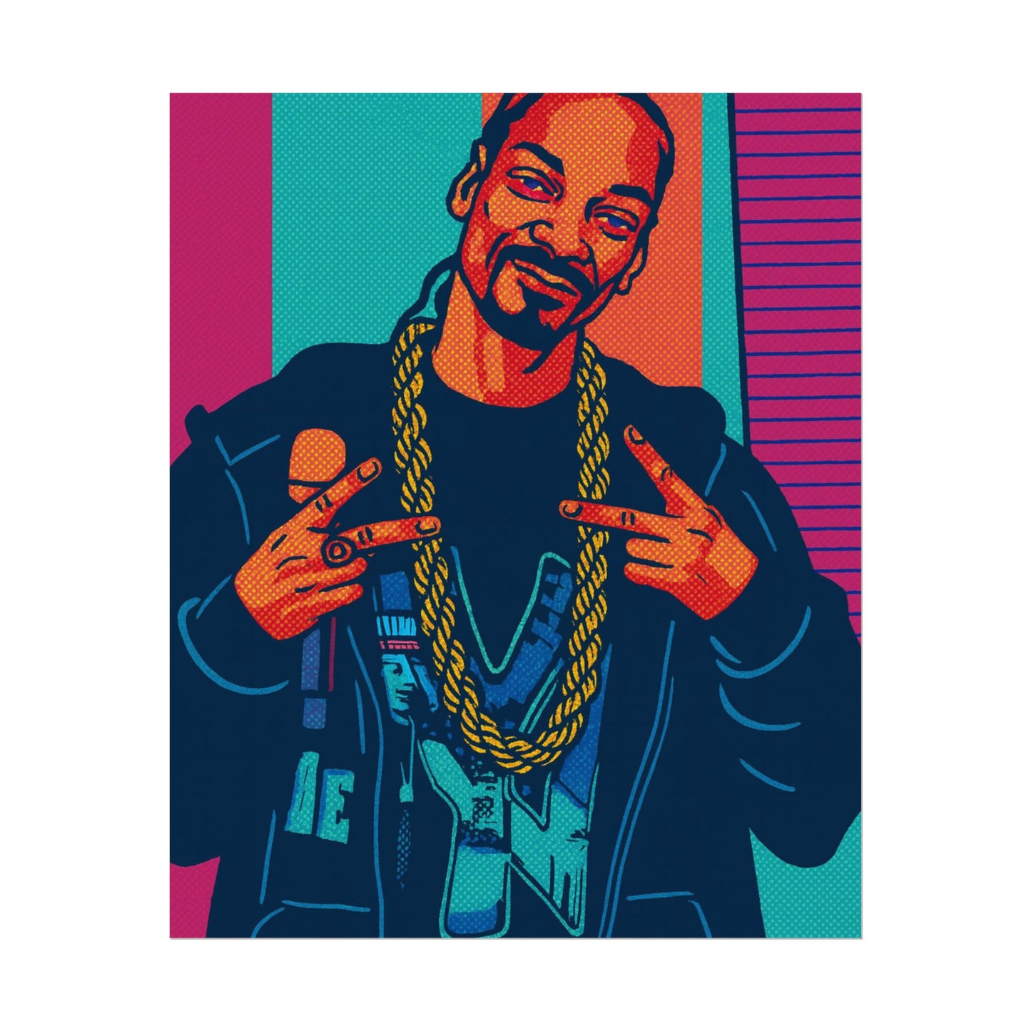 Snoop Dogg Pop Art Poster