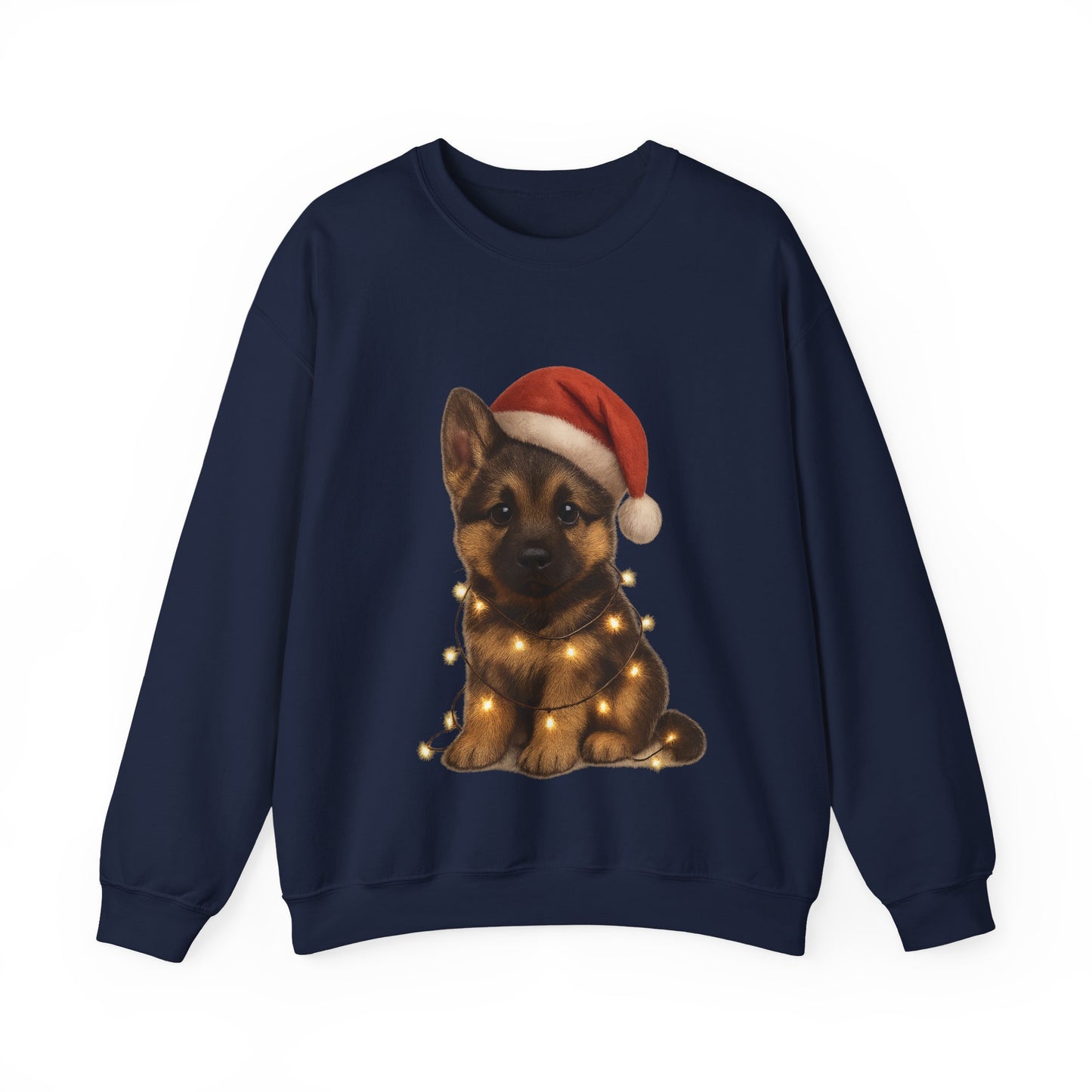 Alsatian Puppy Christmas Dog Sweatshirt