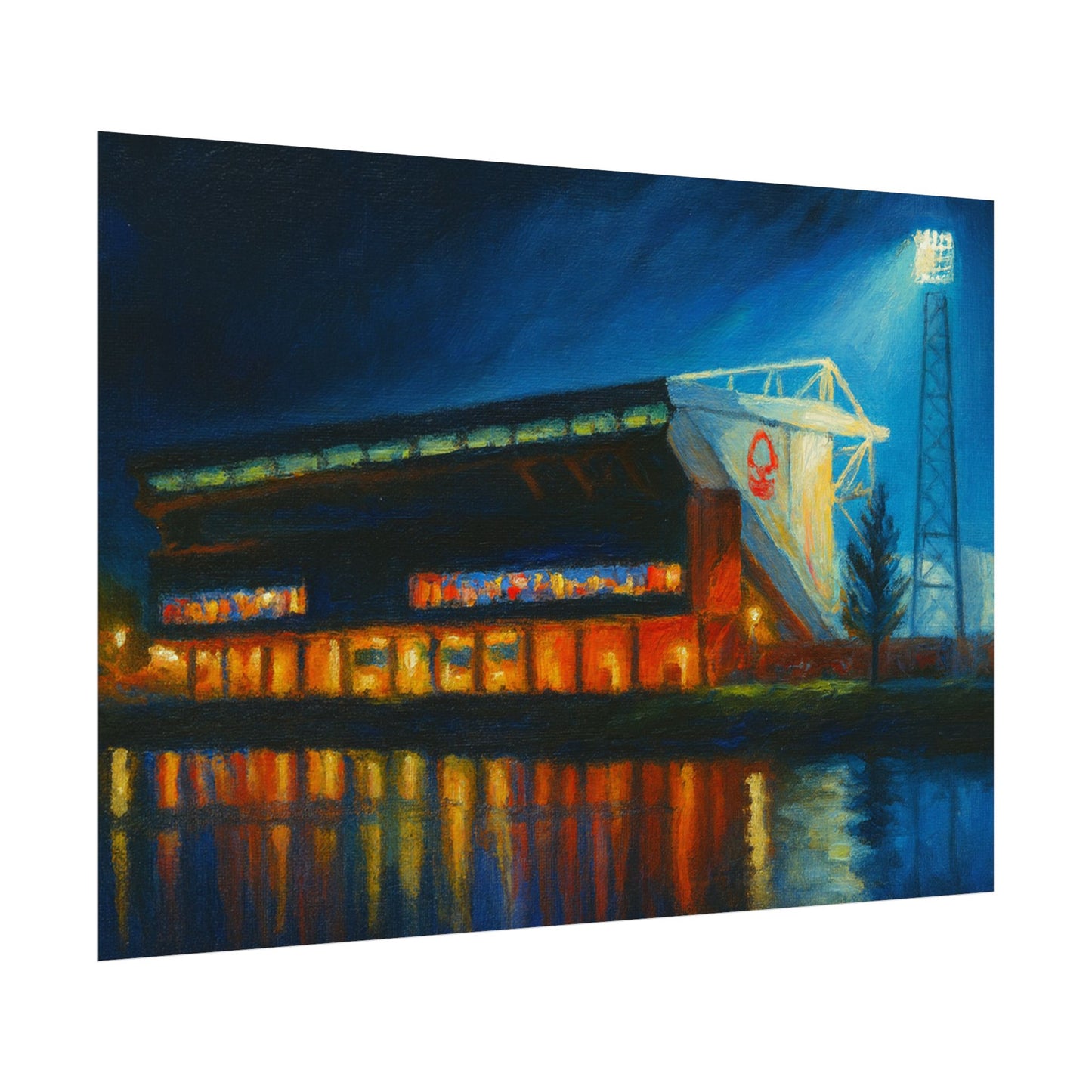 Nottingham Forest City Ground Art Poster