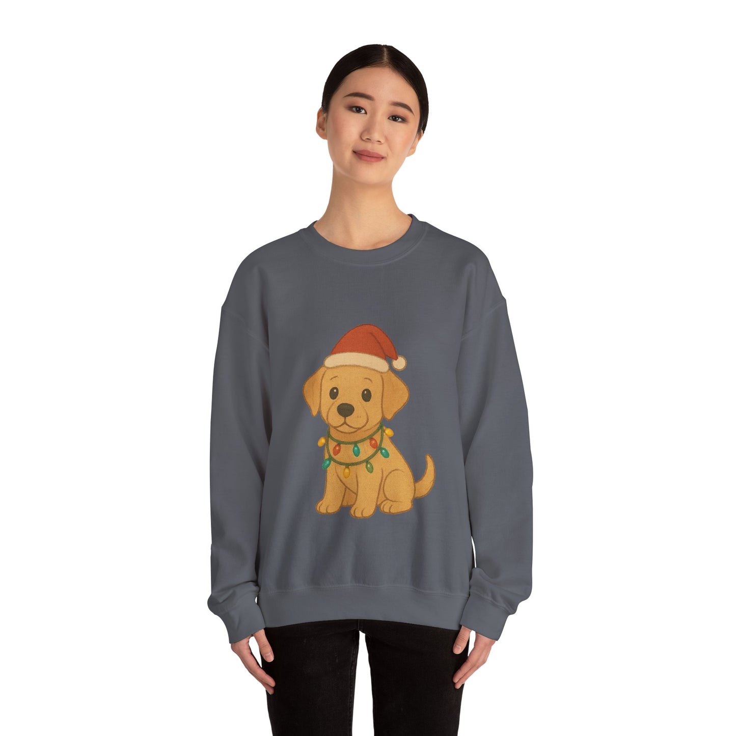 Cute Christmas Labrador Puppy Sweatshirt