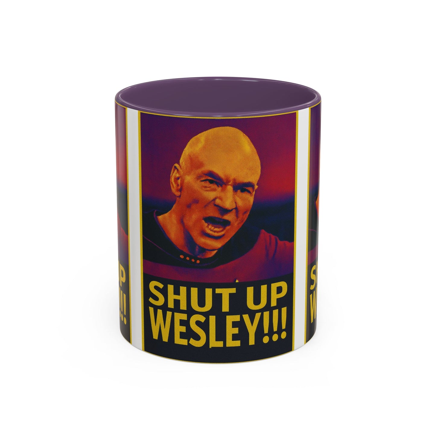 Captain Picard Shut Up Wesley! Mug