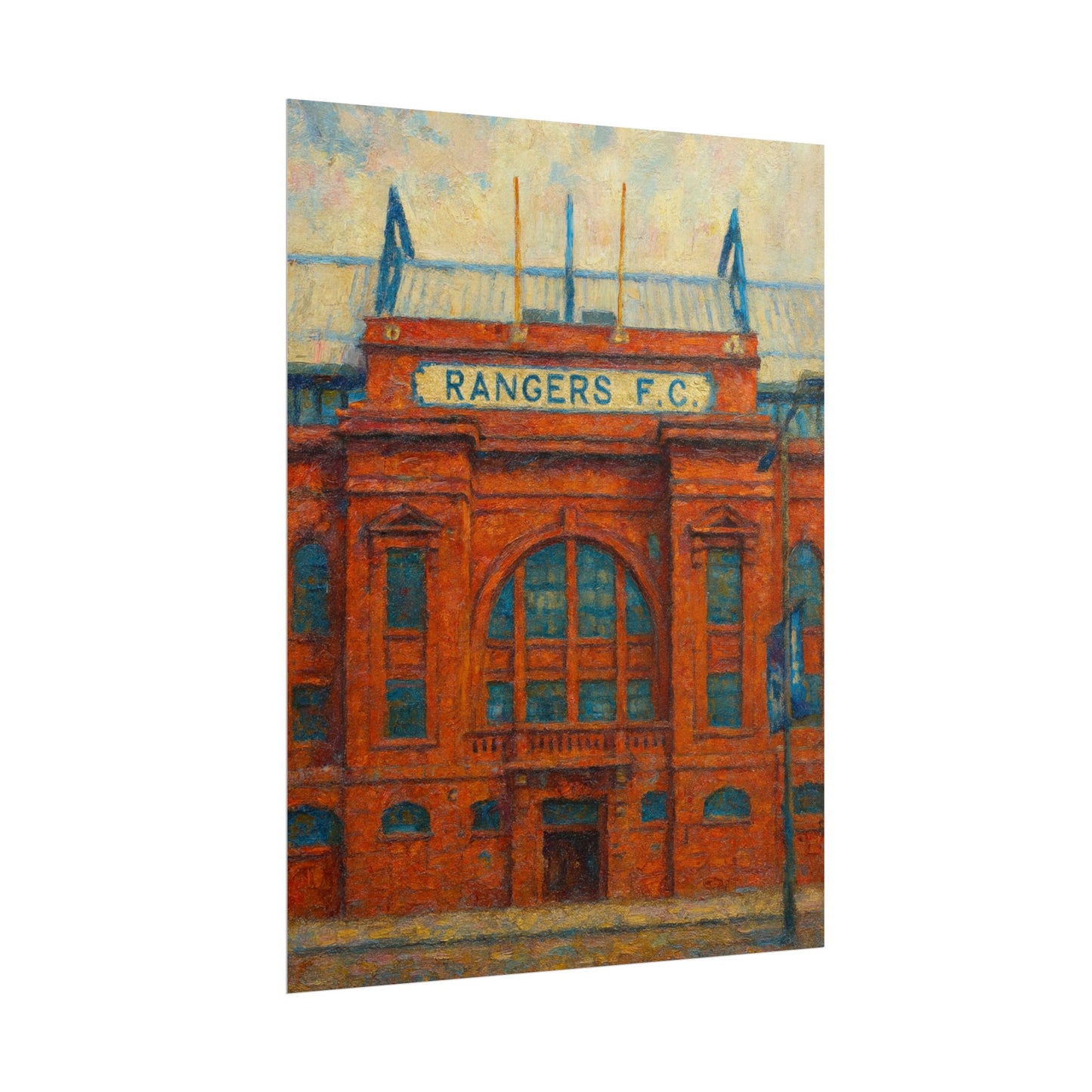 Ibrox Stadium Rangers FC Rolled Posters