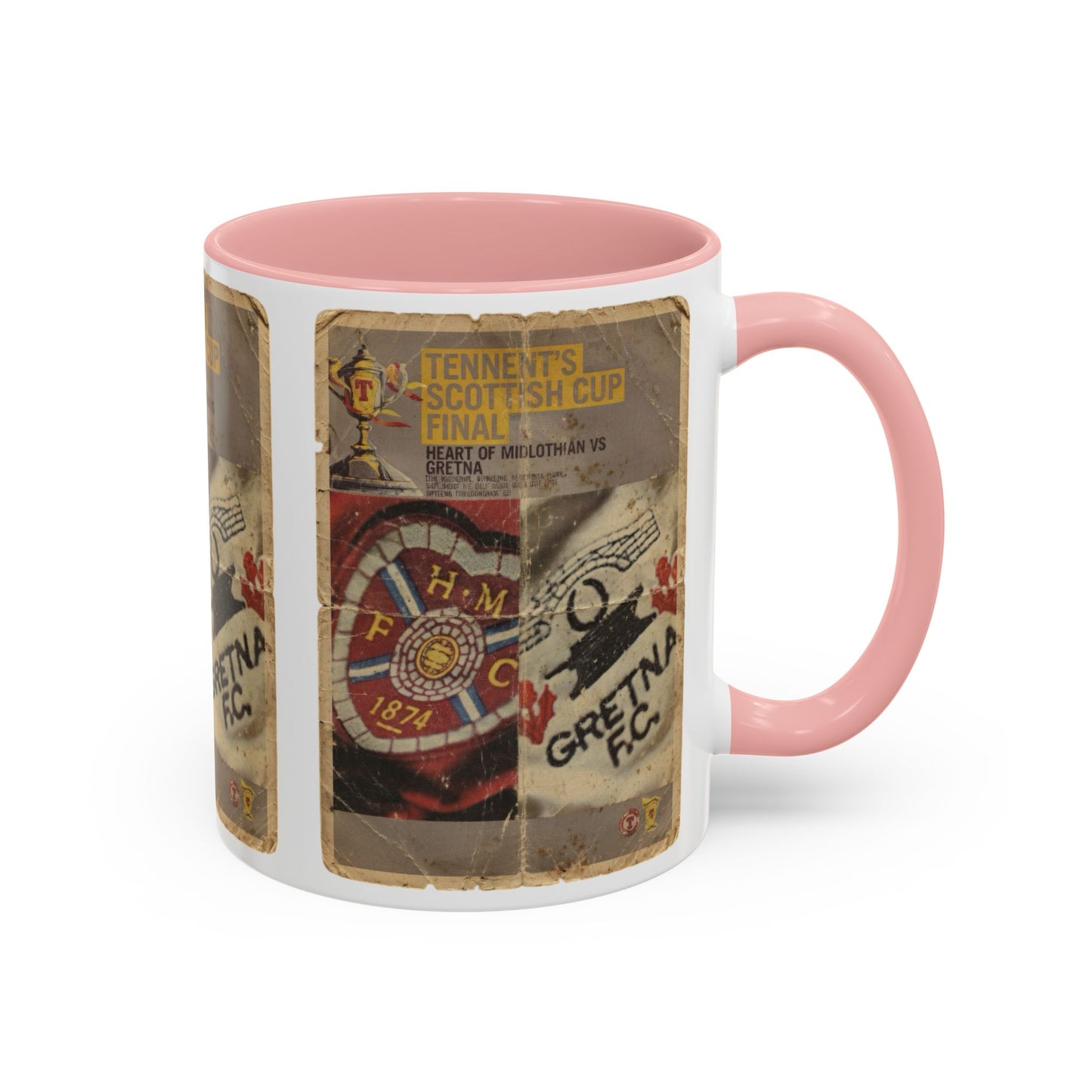 2006 Scottish Challenge Cup Final Hearts Gretna Accent Coffee Mug (11, 15oz)